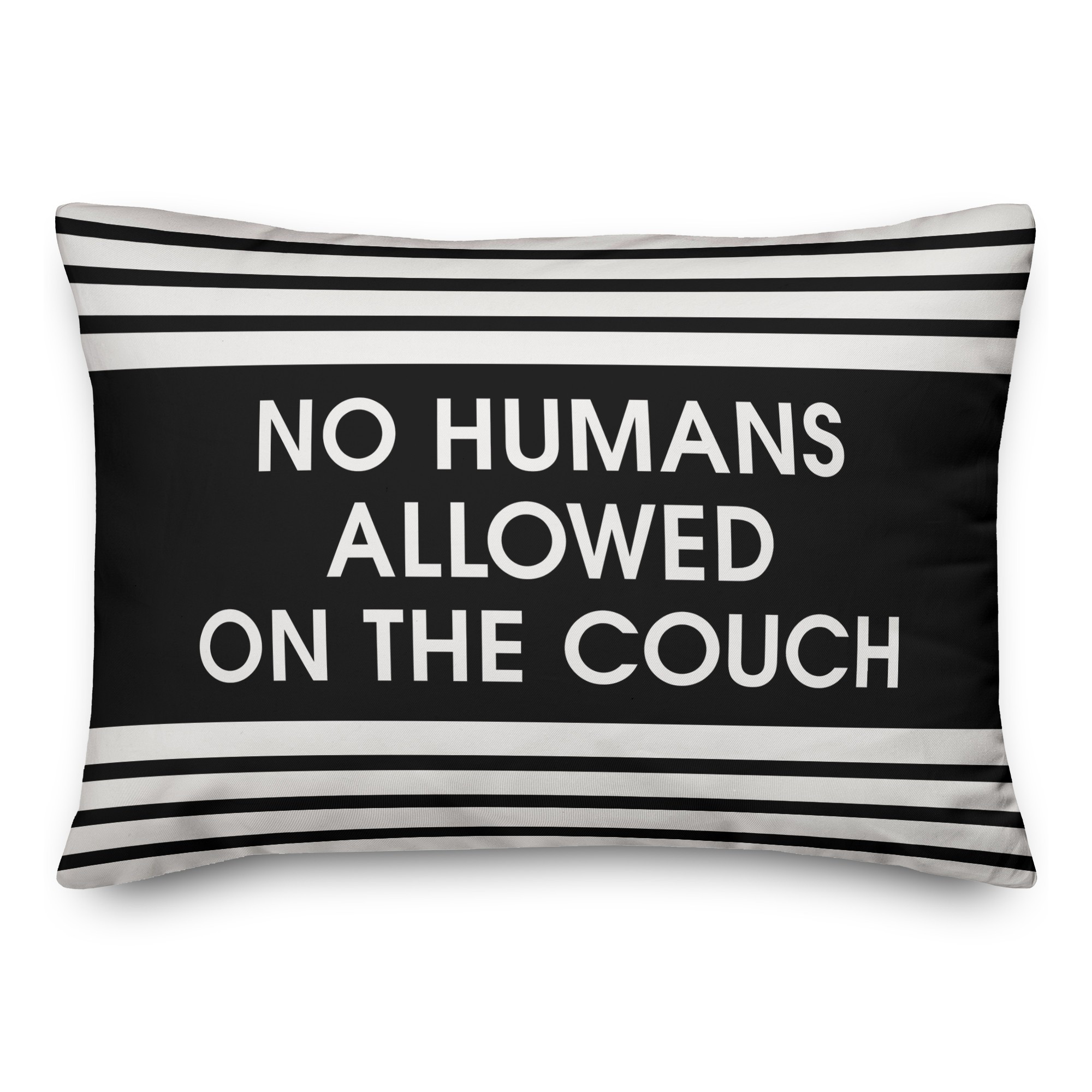 No Humans Allowed on the Couch 14x20 Spun Poly Pillow