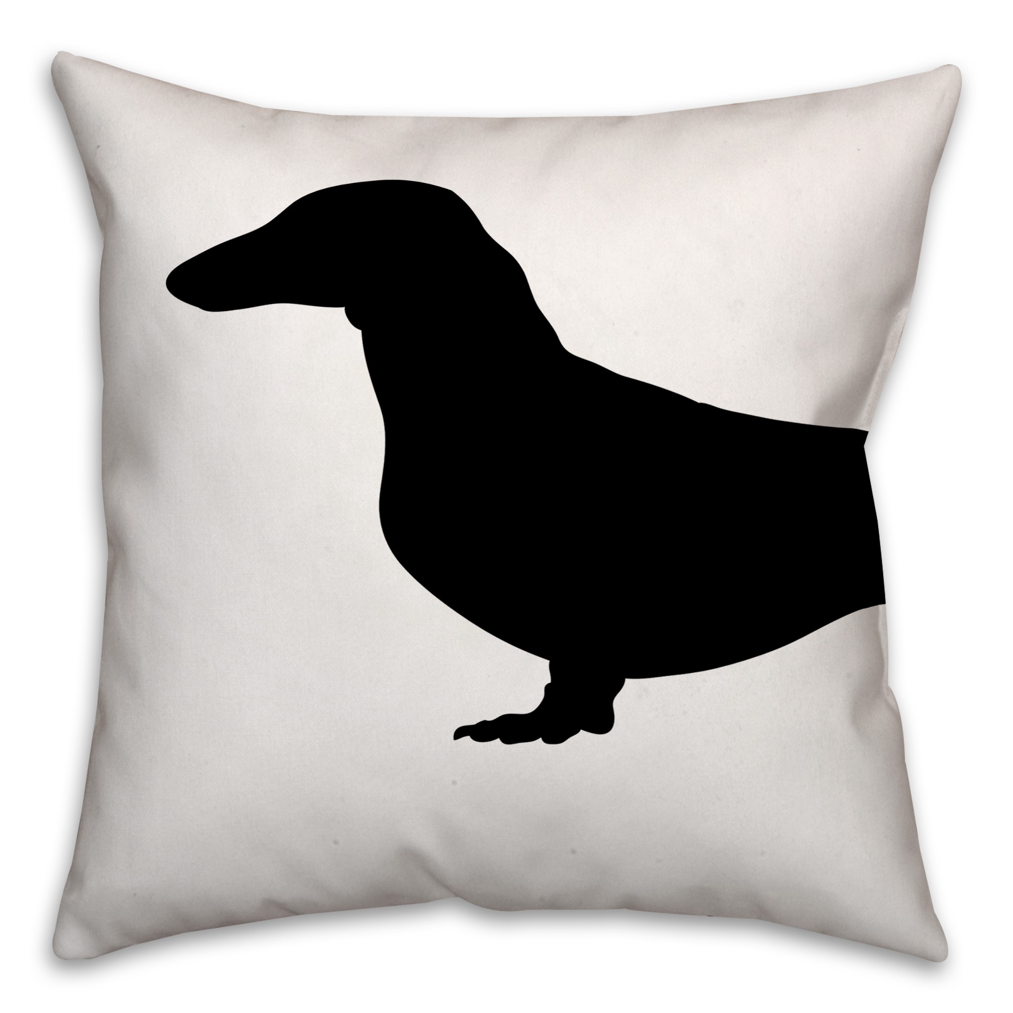 Weiner Dog 18x18 Spun Poly Pillow
