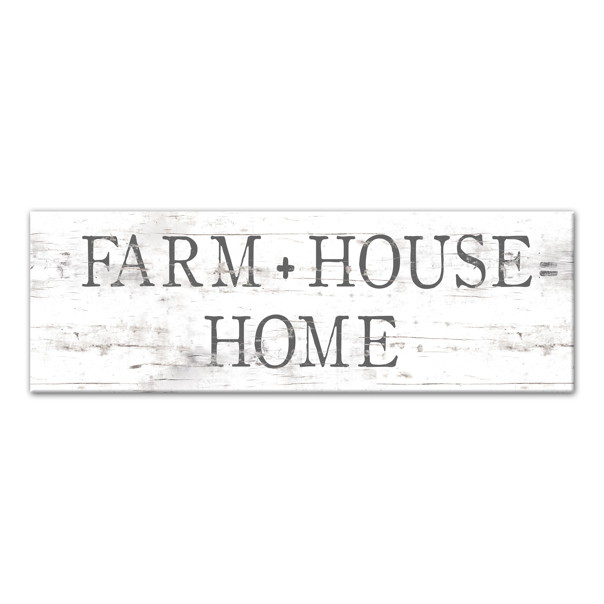 Farmhouse Home Sign 12x36 Canvas Wall Art