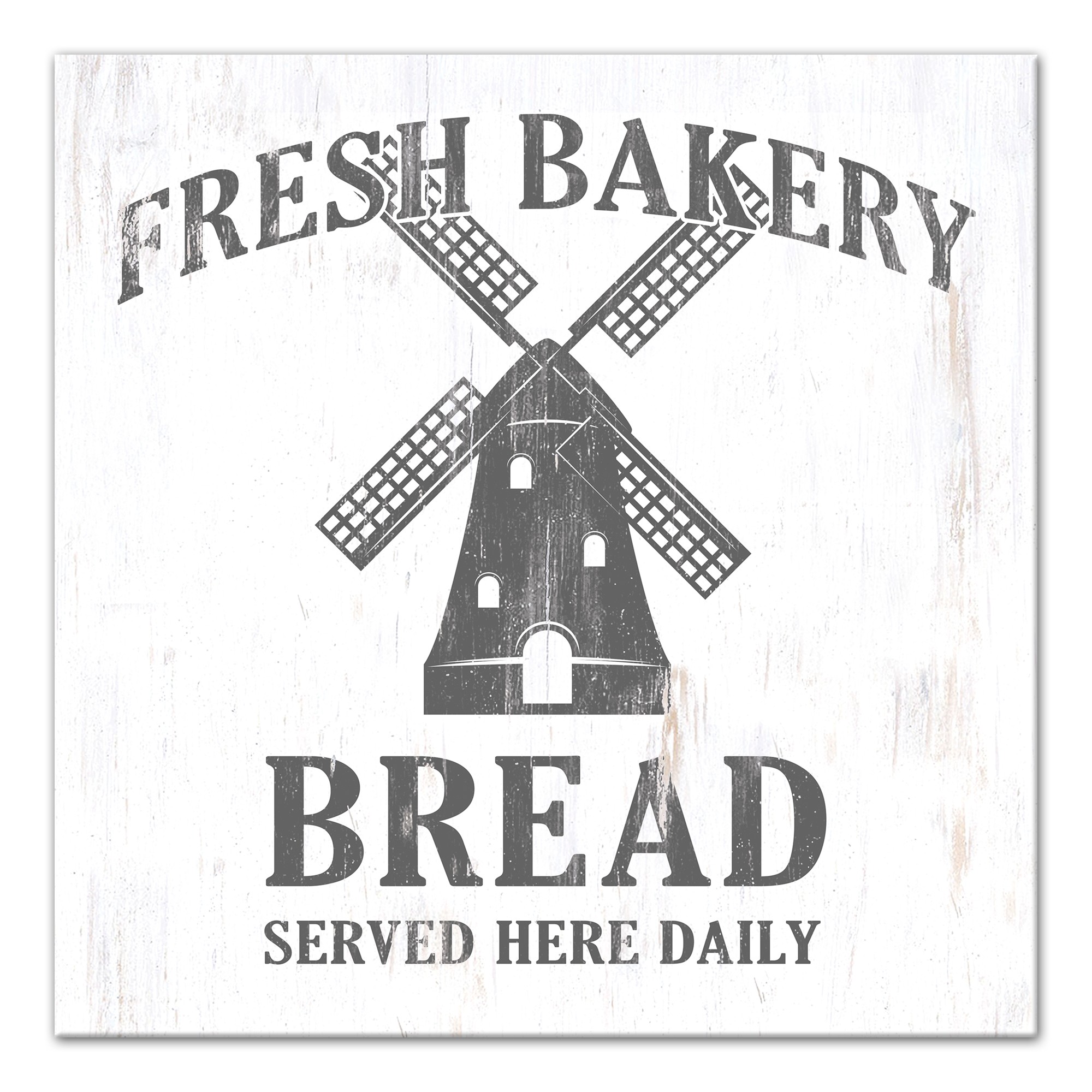 Fresh Bakery Bread 16x16 Canvas Wall Art
