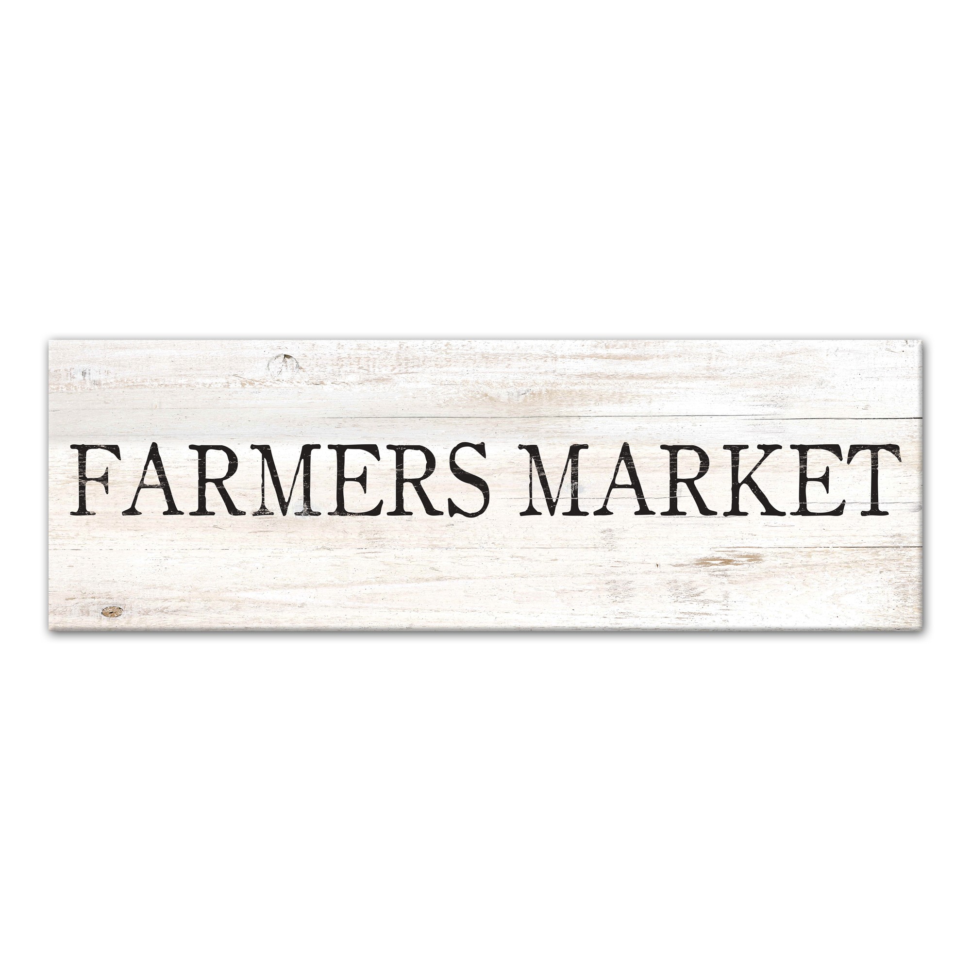 Farmers Market Sign 12x36 Canvas Wall Art