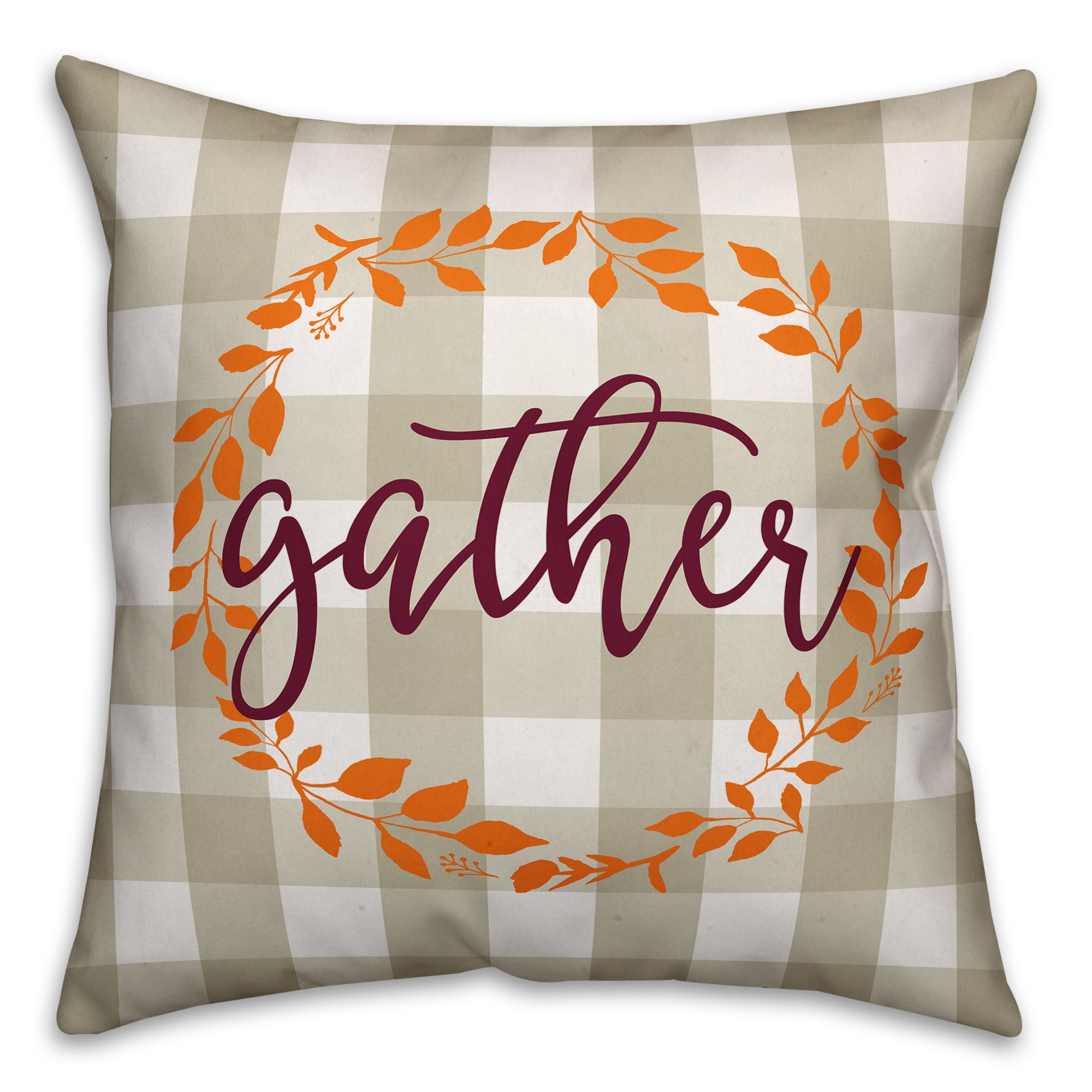 Gather 18x18 Spun Poly Pillow