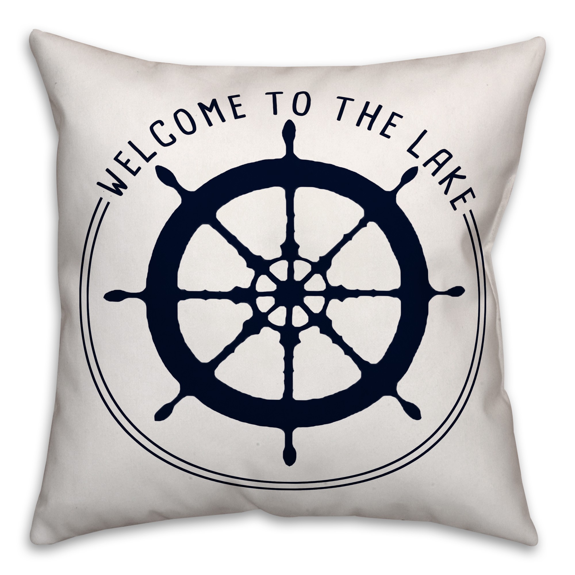 Welcome to the Lake 18x18 Indoor / Outdoor Pillow