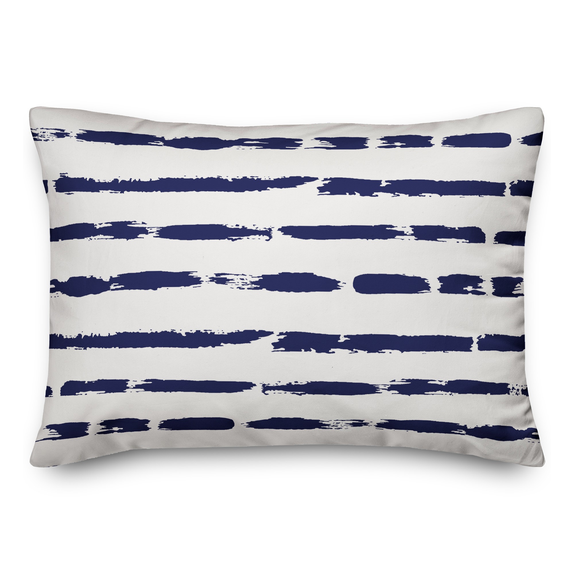 Painted Blue Strokes 14x20 Indoor / Outdoor Pillow
