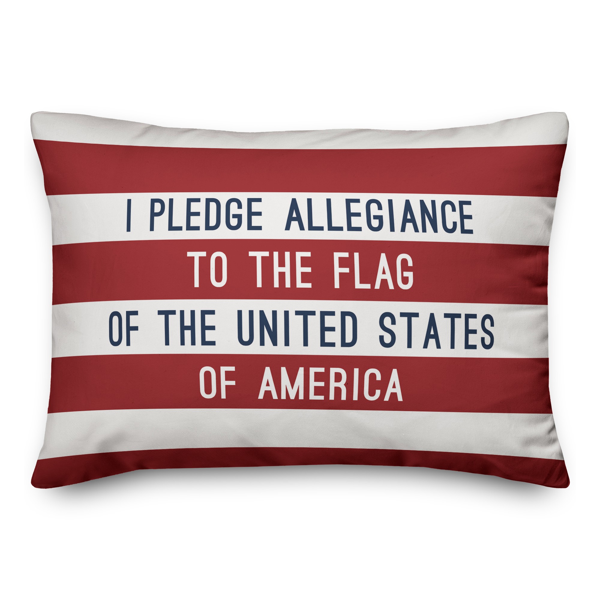 Pledge of Allegiance 14x20 Indoor / Outdoor Pillow