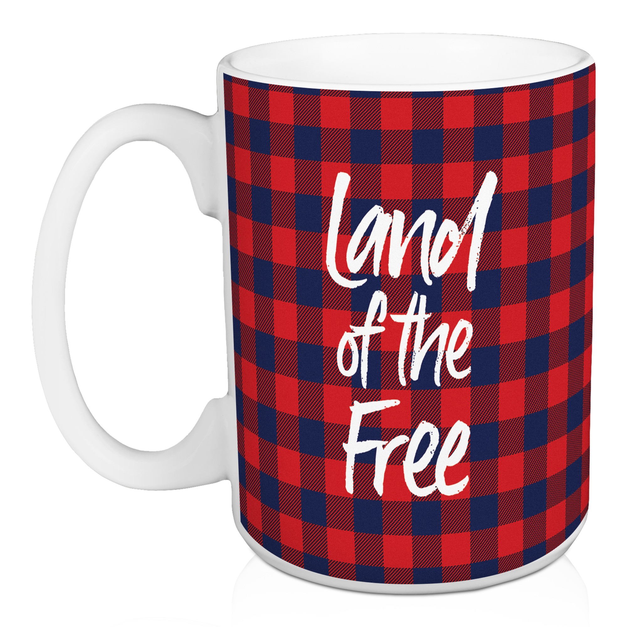 Land Of The Free 15 oz Mug