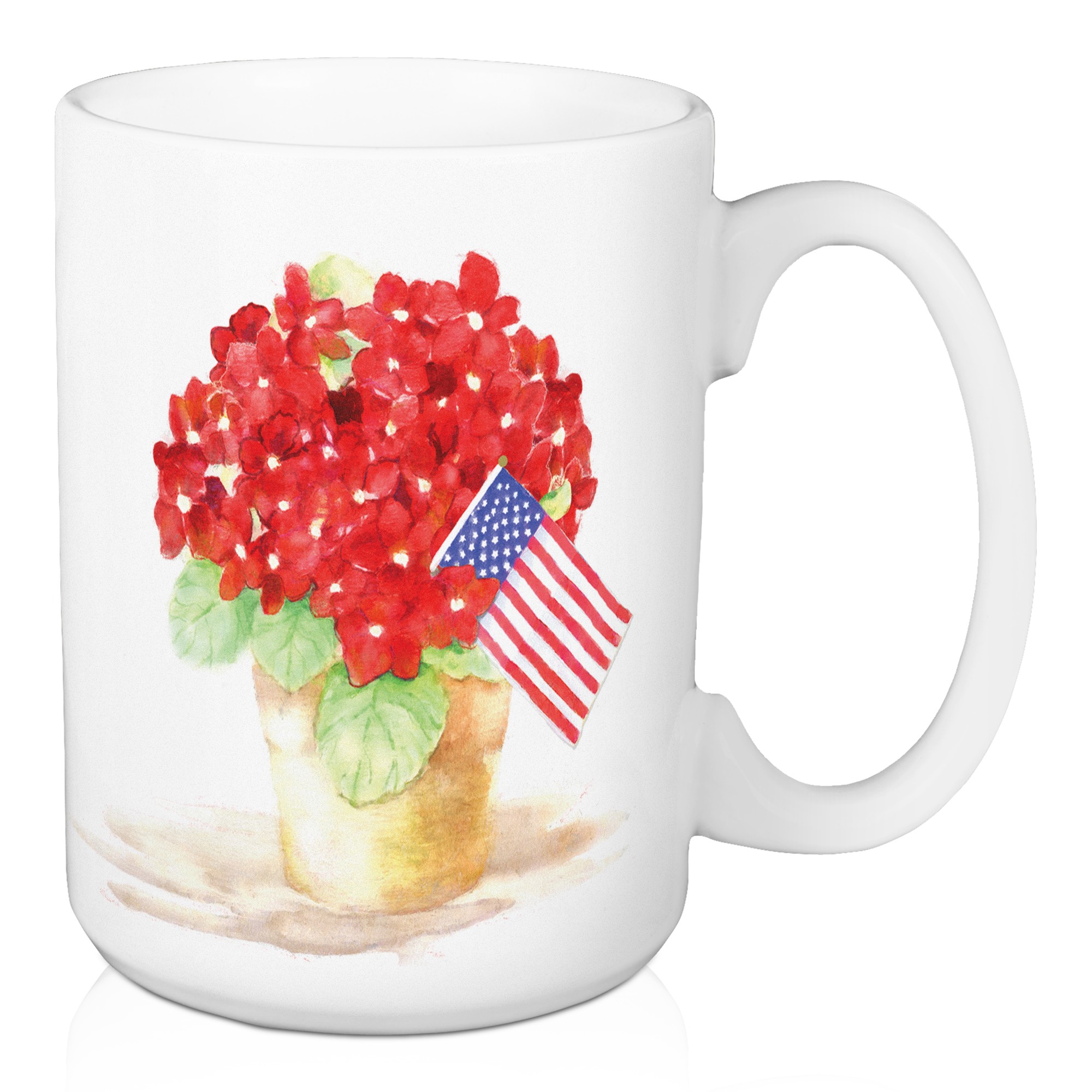 American Flowers 15 oz Mug