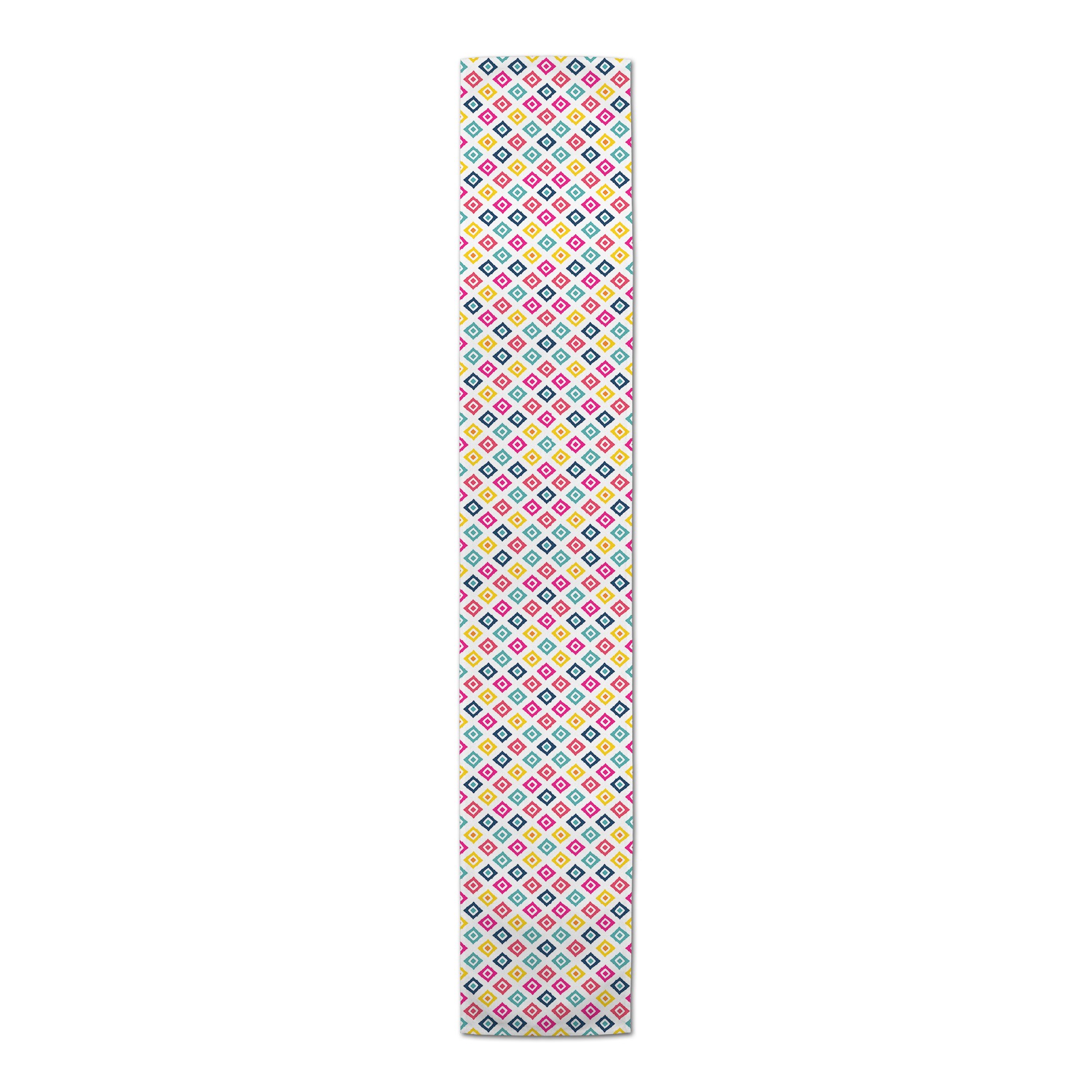 Summer Colorful Ikat Runner
