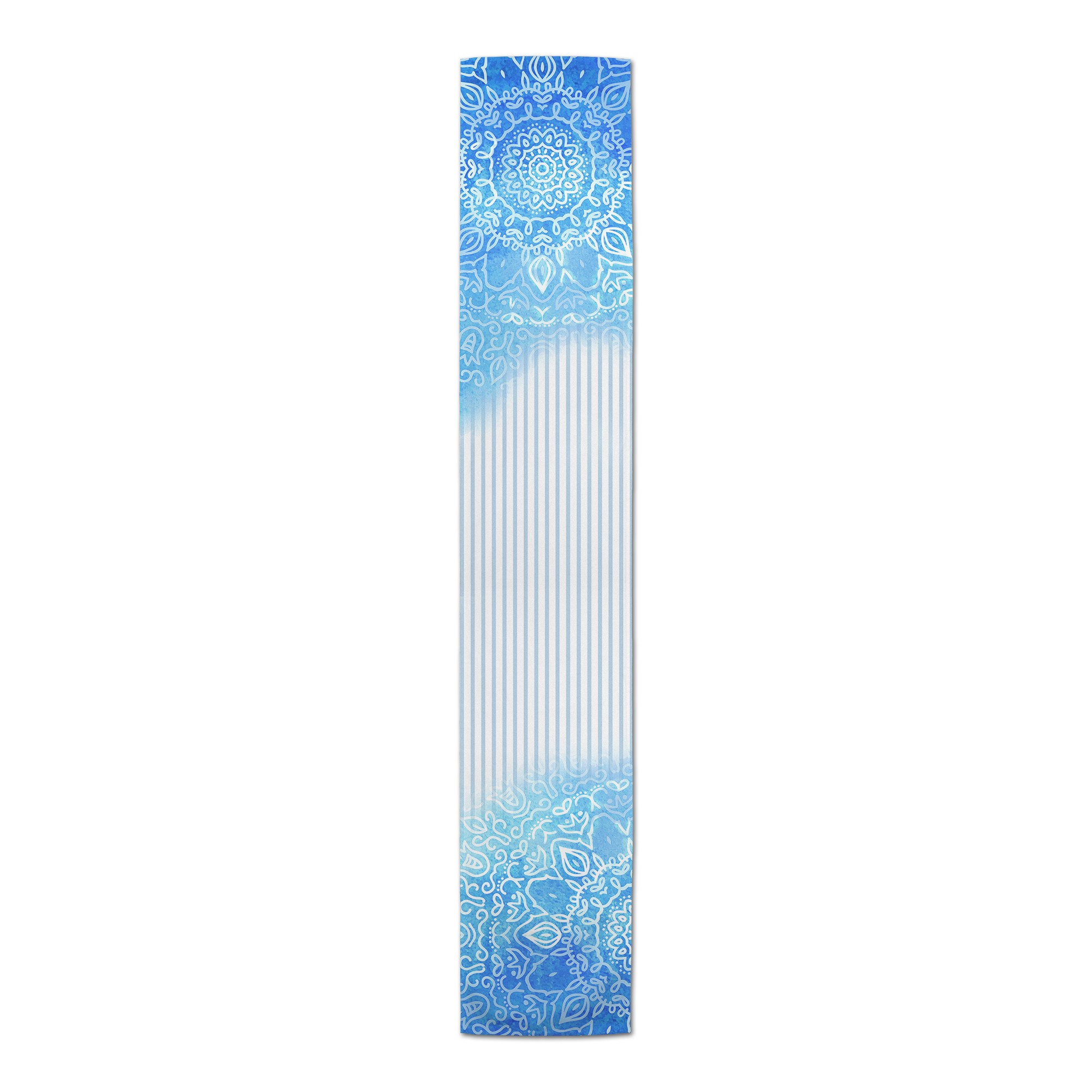 Blue Mandalas & Stripes Runner