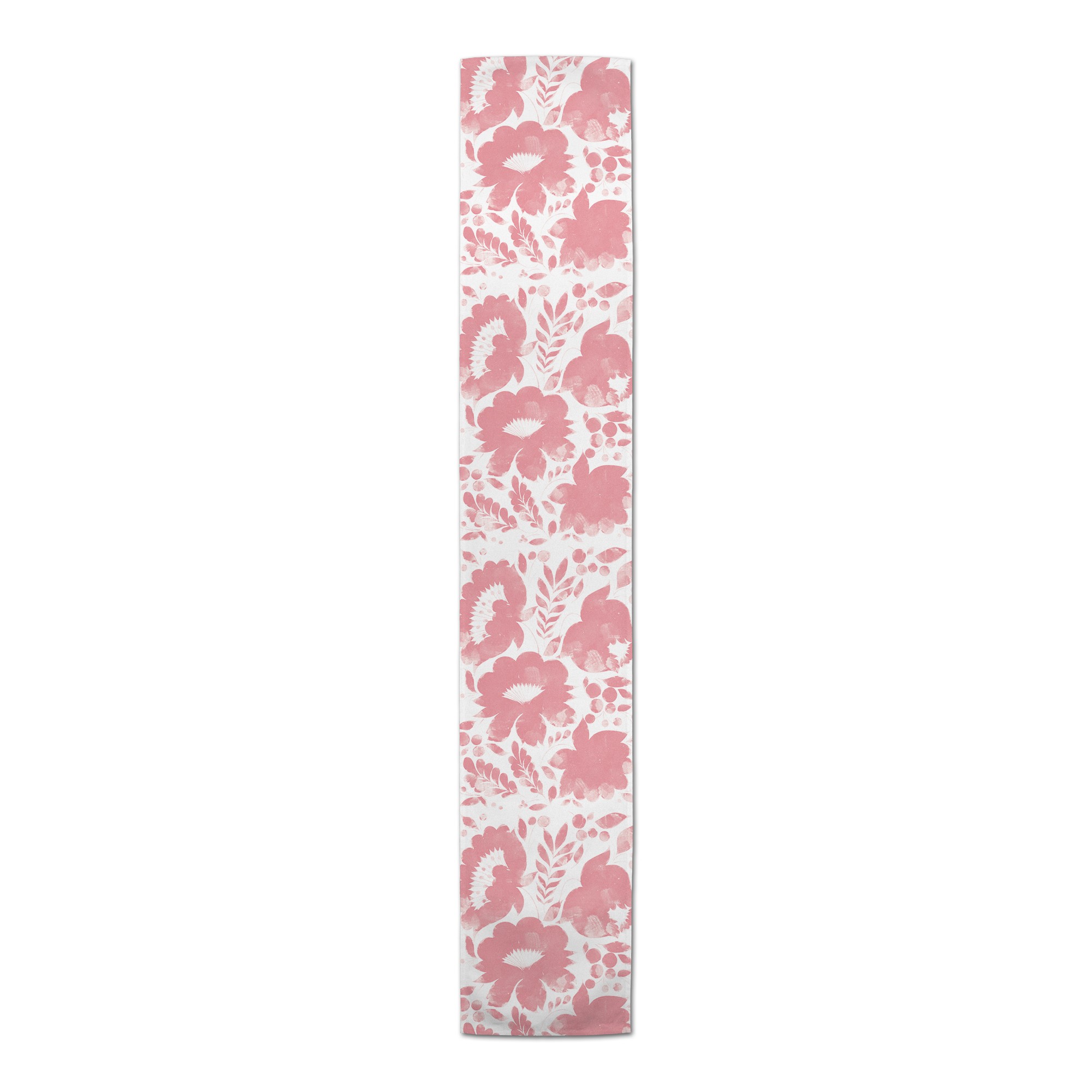 Pink & White Floral Runner