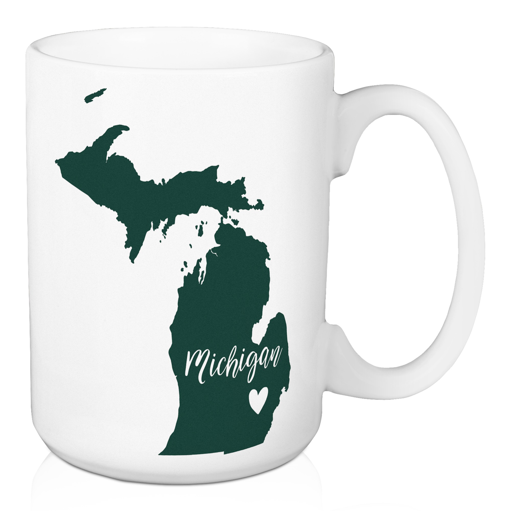 Michigan State Pride Ann Arbor Love 15 oz Mug