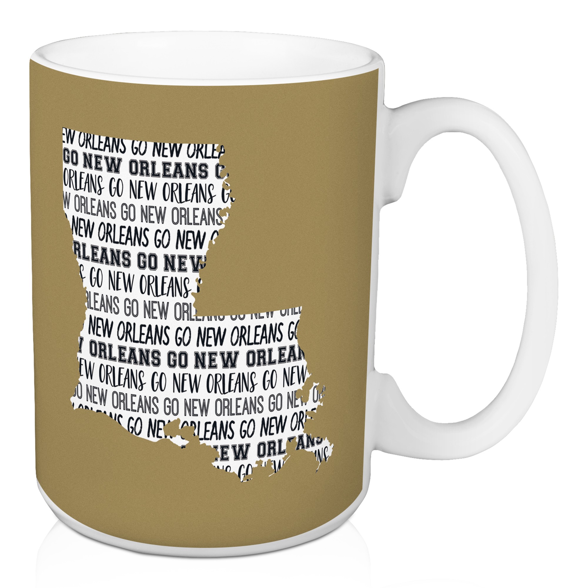 Go New Orleans 15 oz Mug