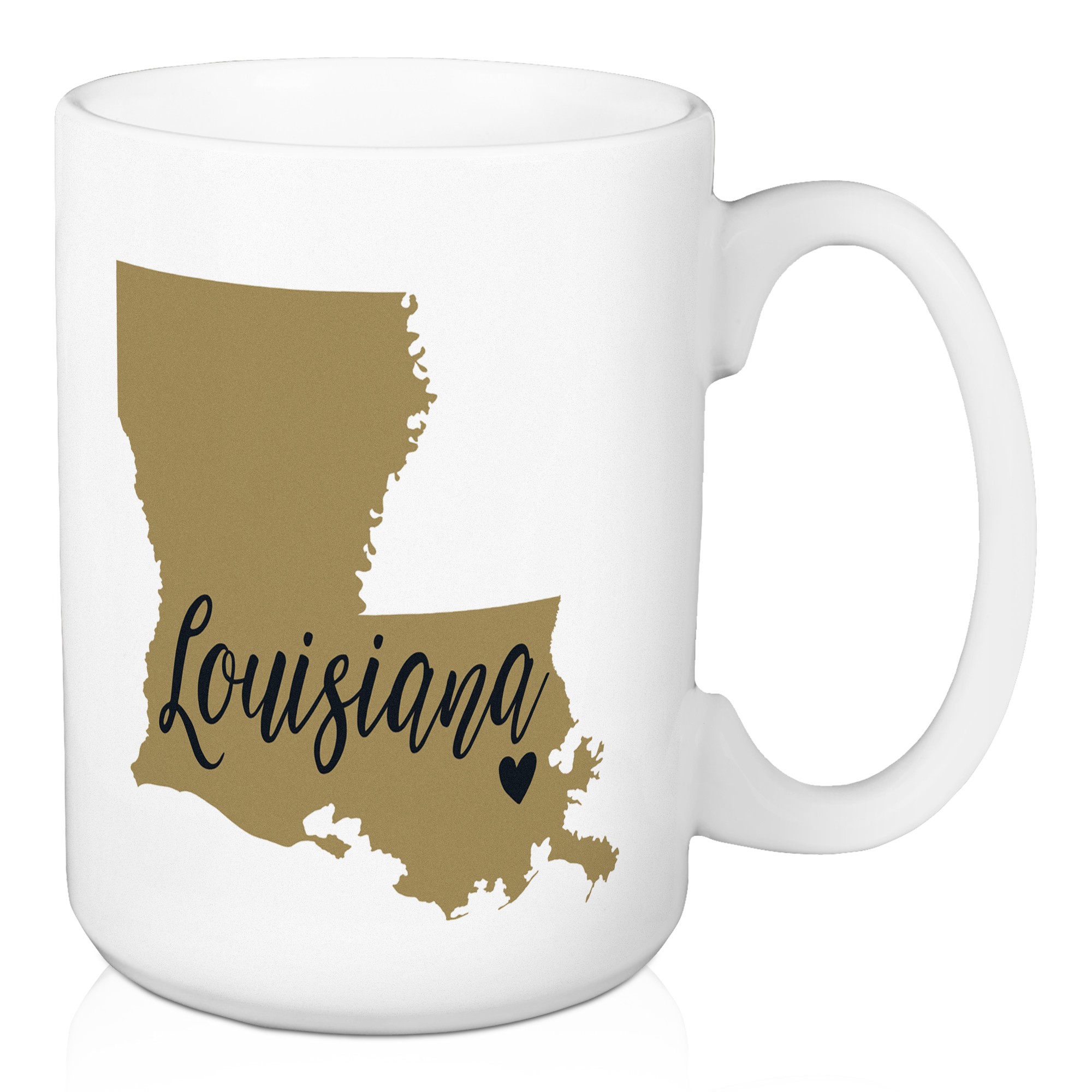 Lousiana State Pride New Orleans Love 15 oz Mug
