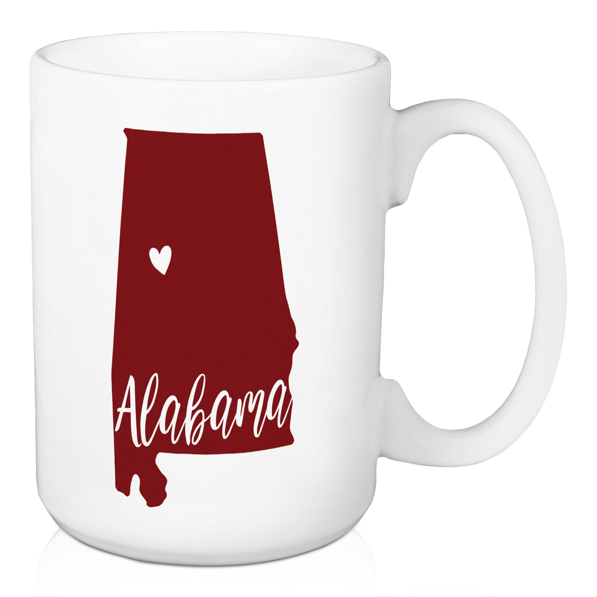Alabama State Pride Tuscaloosa Love 15 oz Mug