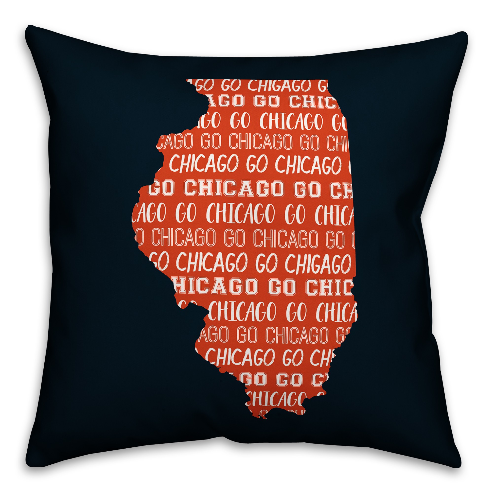 Go Chicago 18x18 Indoor / Outdoor Pillow