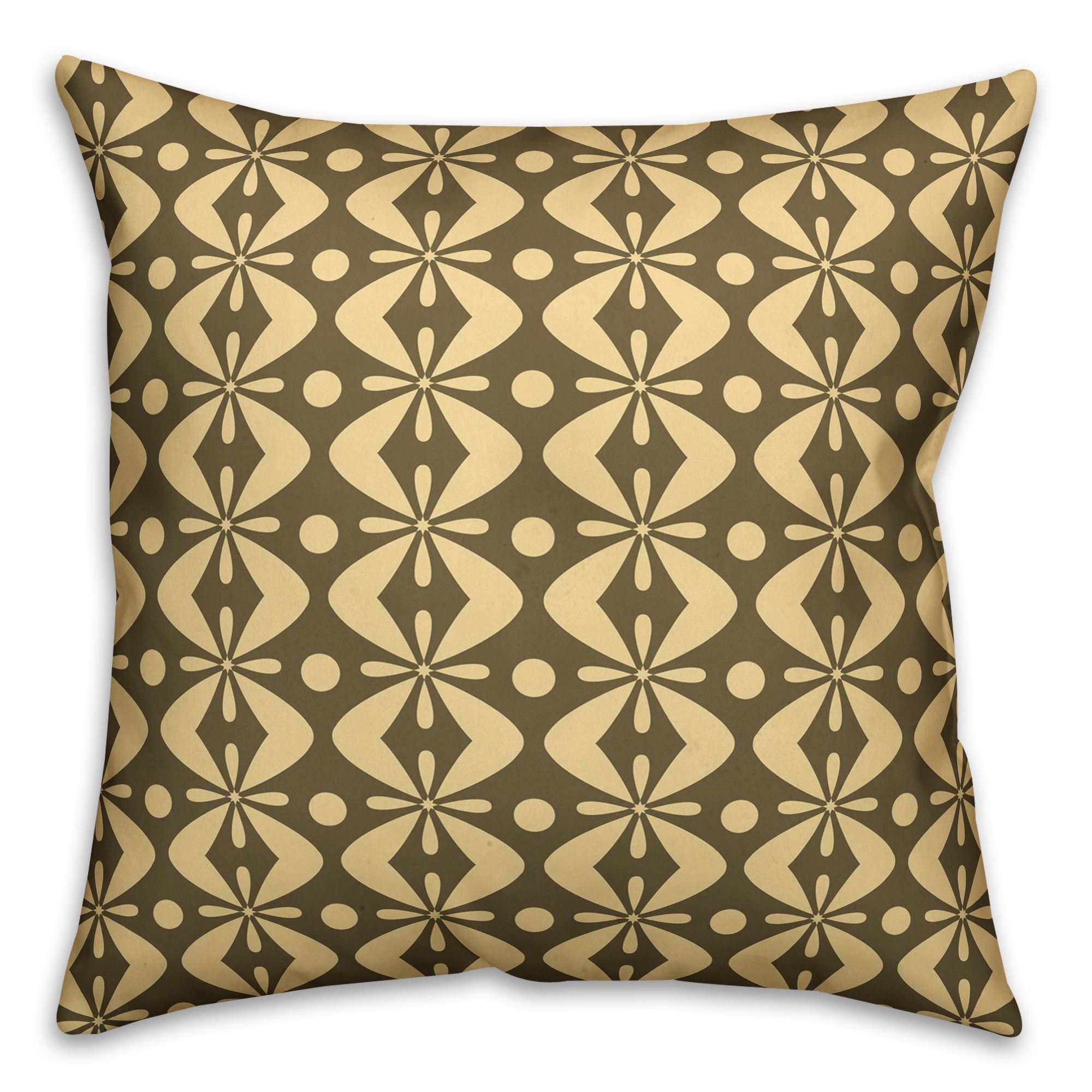 Folk Pattern in Cream Pillow