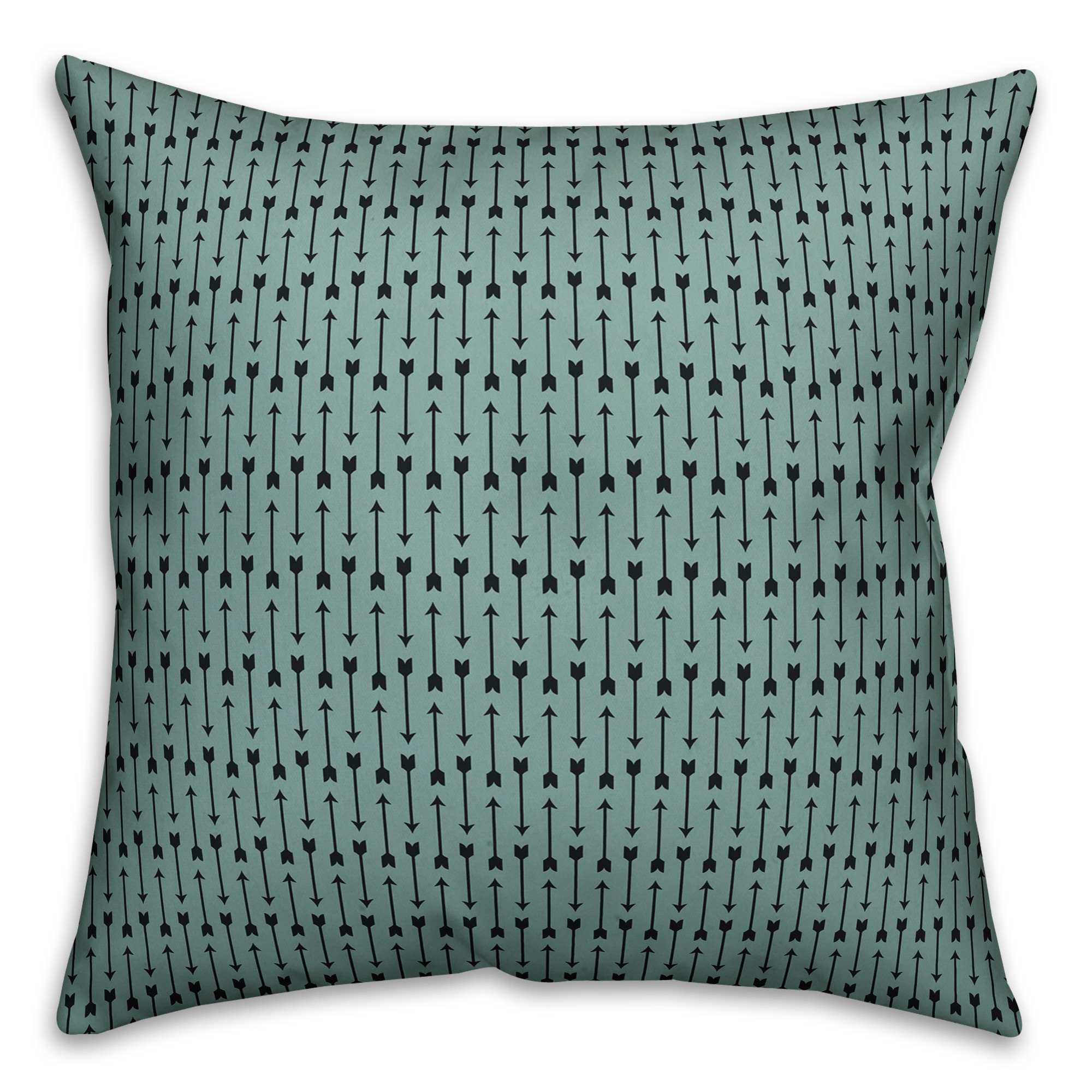 Blue Arrows Pattern Pillow