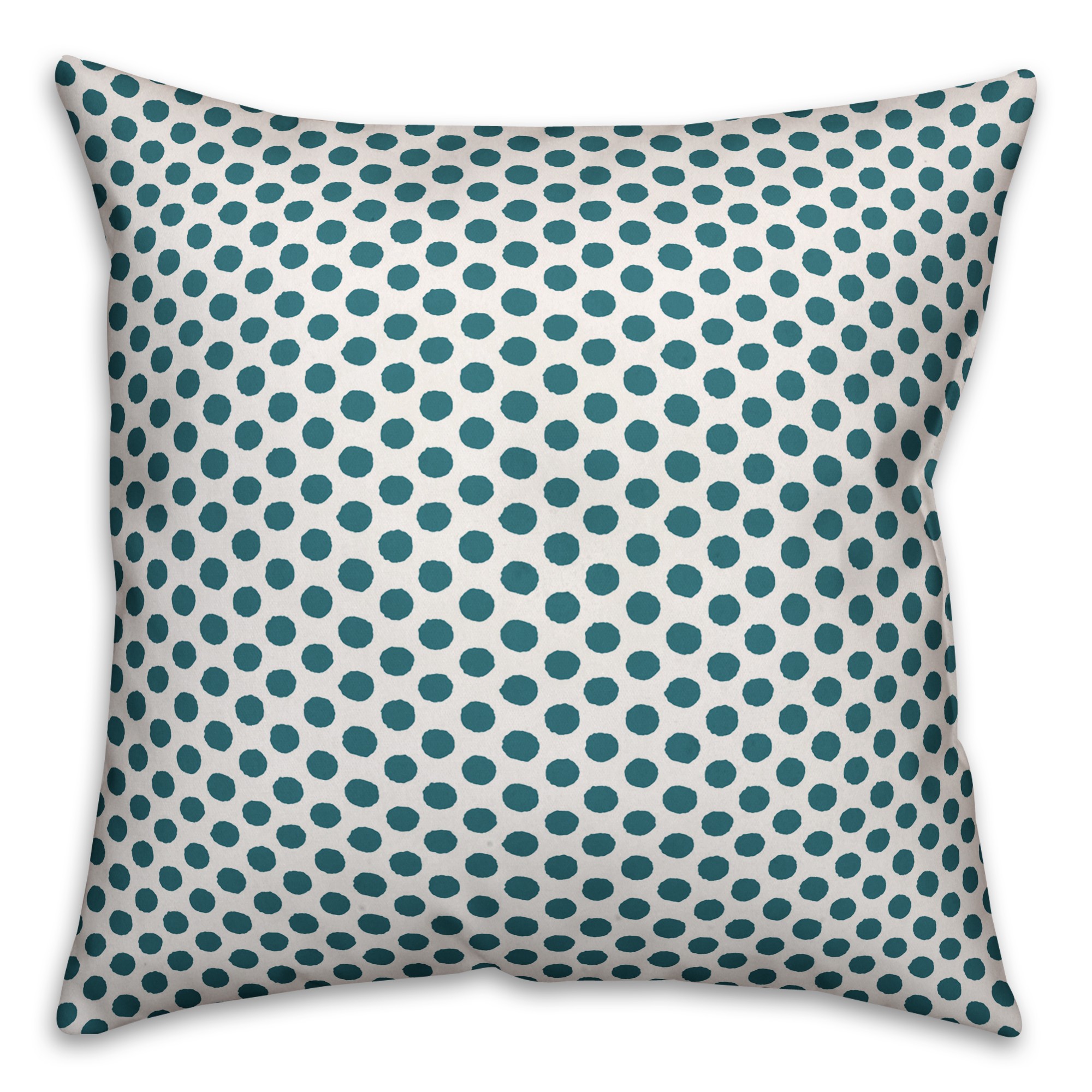 Blue Polka Dots Pillow