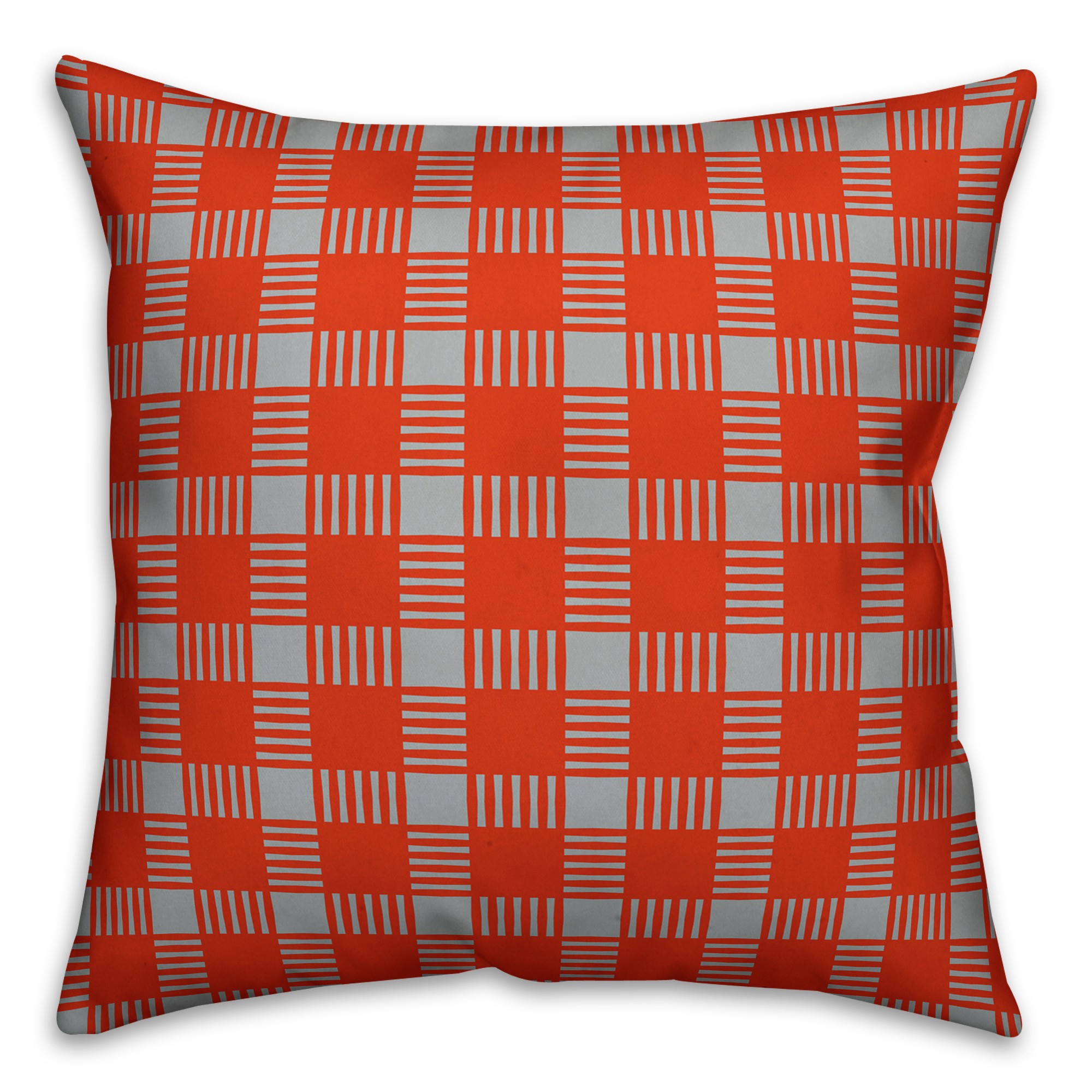 Red Plaid Pillow