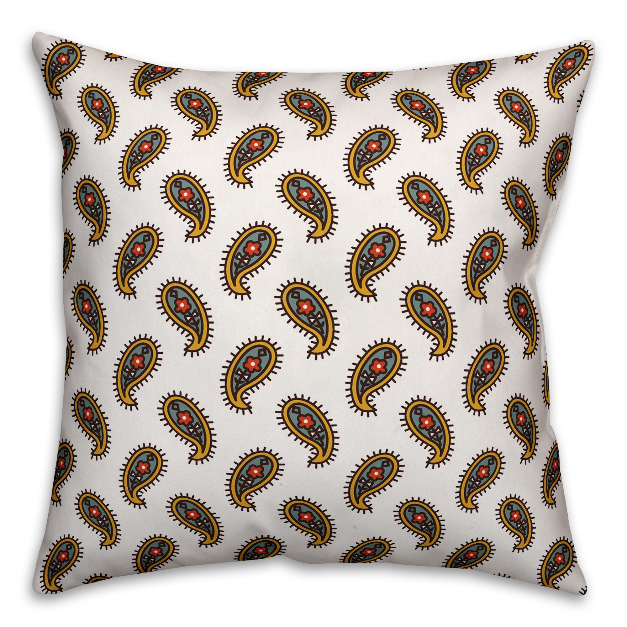 Paisley Pattern Pillow Cover