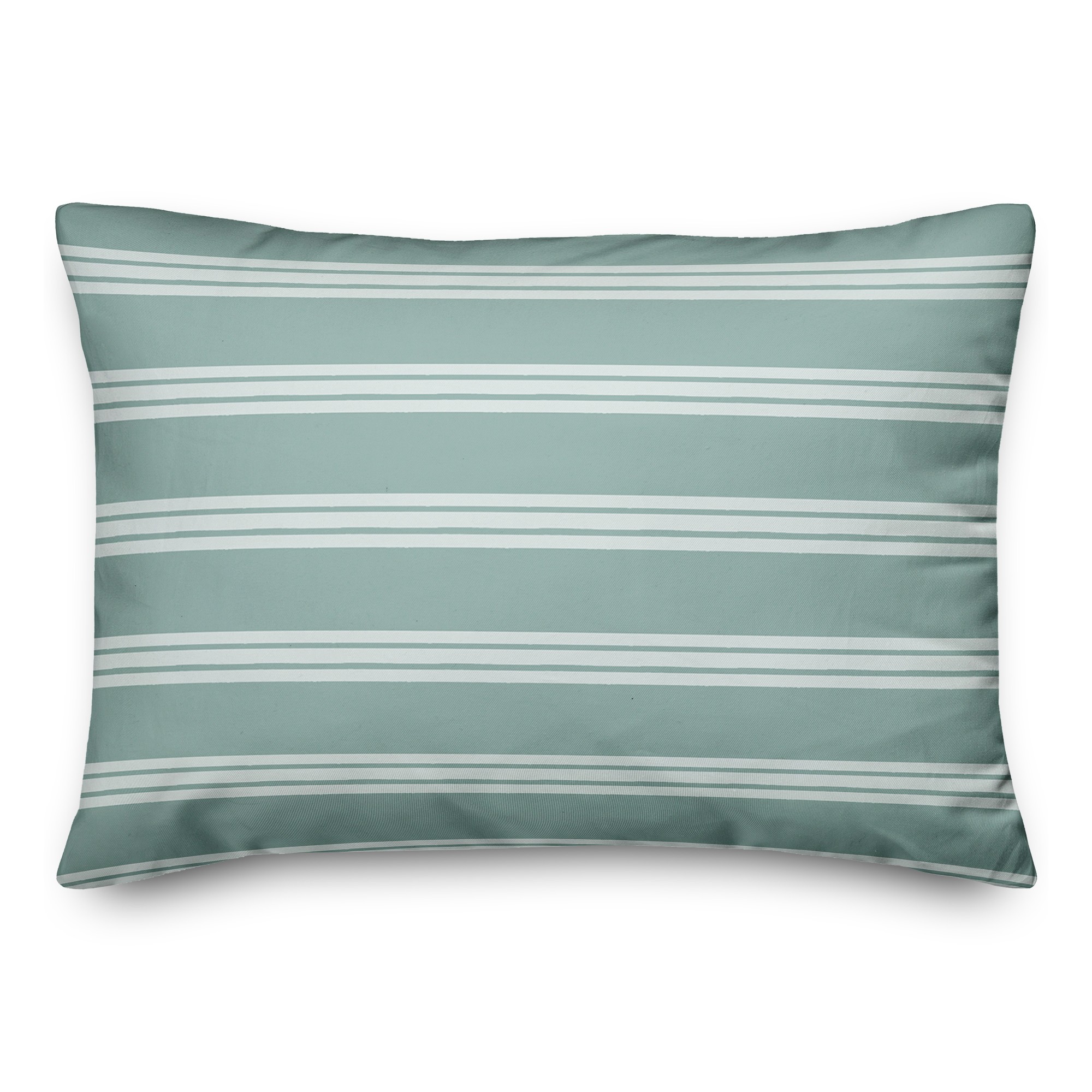 Blue Stripes 14x20 Spun Poly Pillow