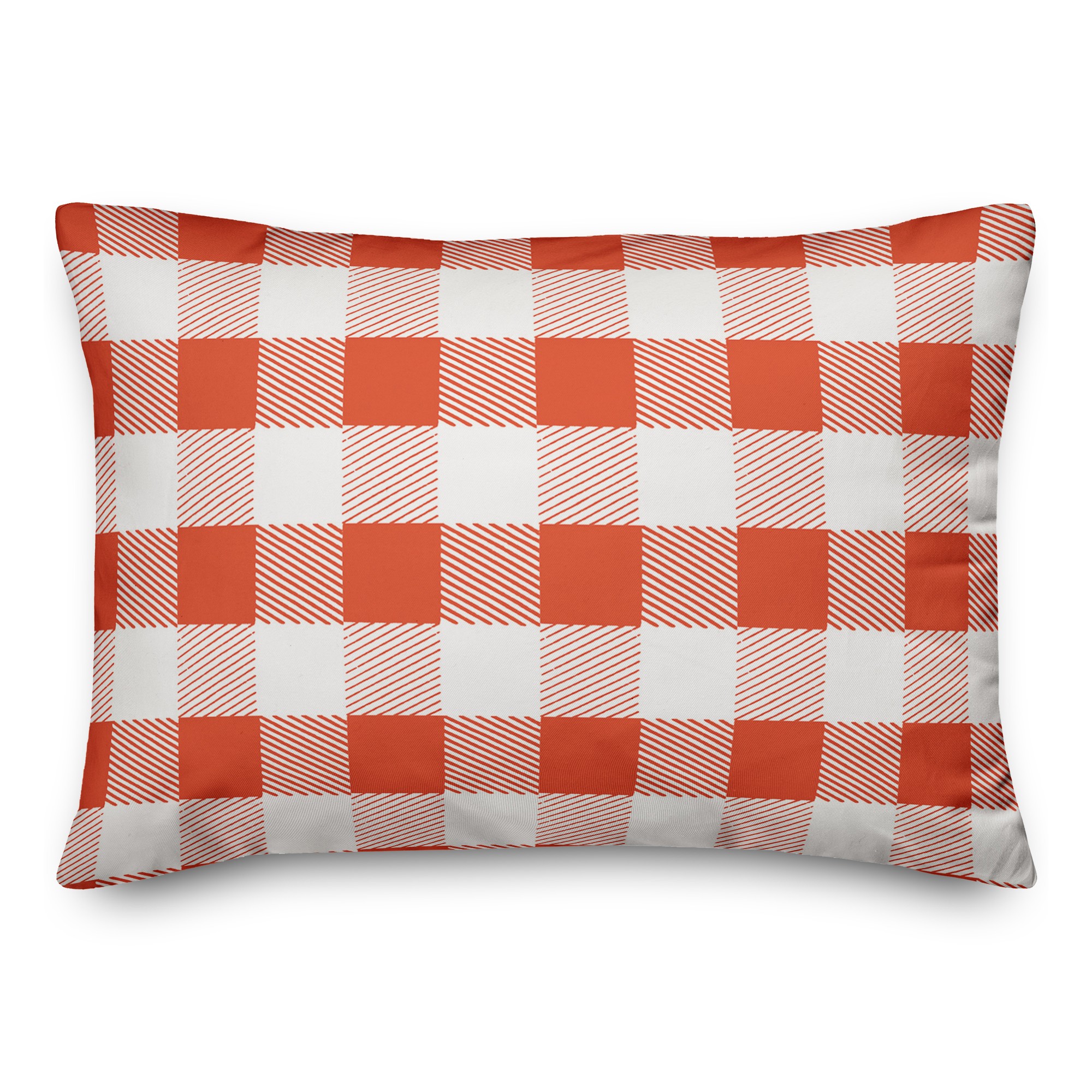 Red Buffalo Check Plaid 14x20 Spun Poly Pillow