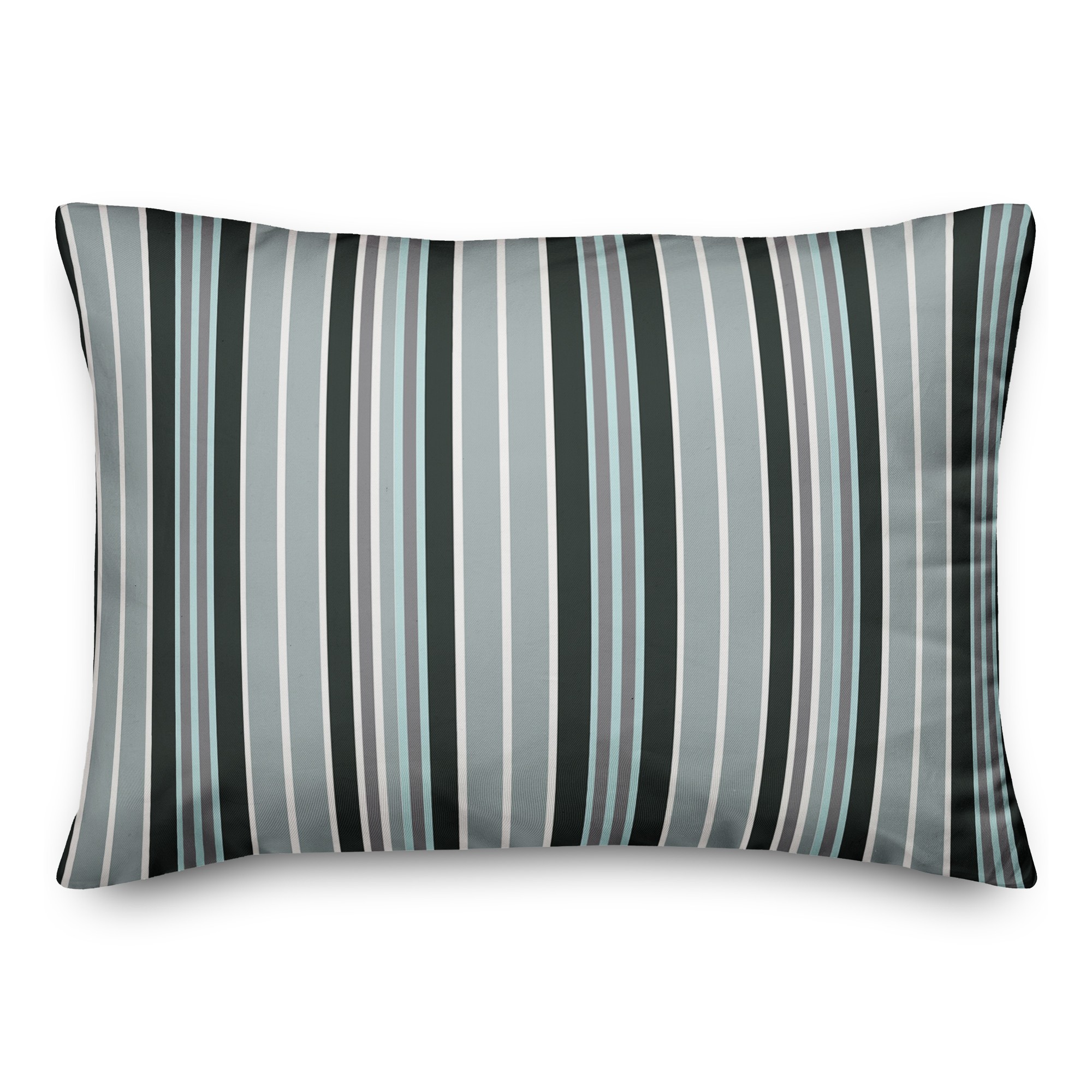Blue Stripes 14x20 Spun Poly Pillow