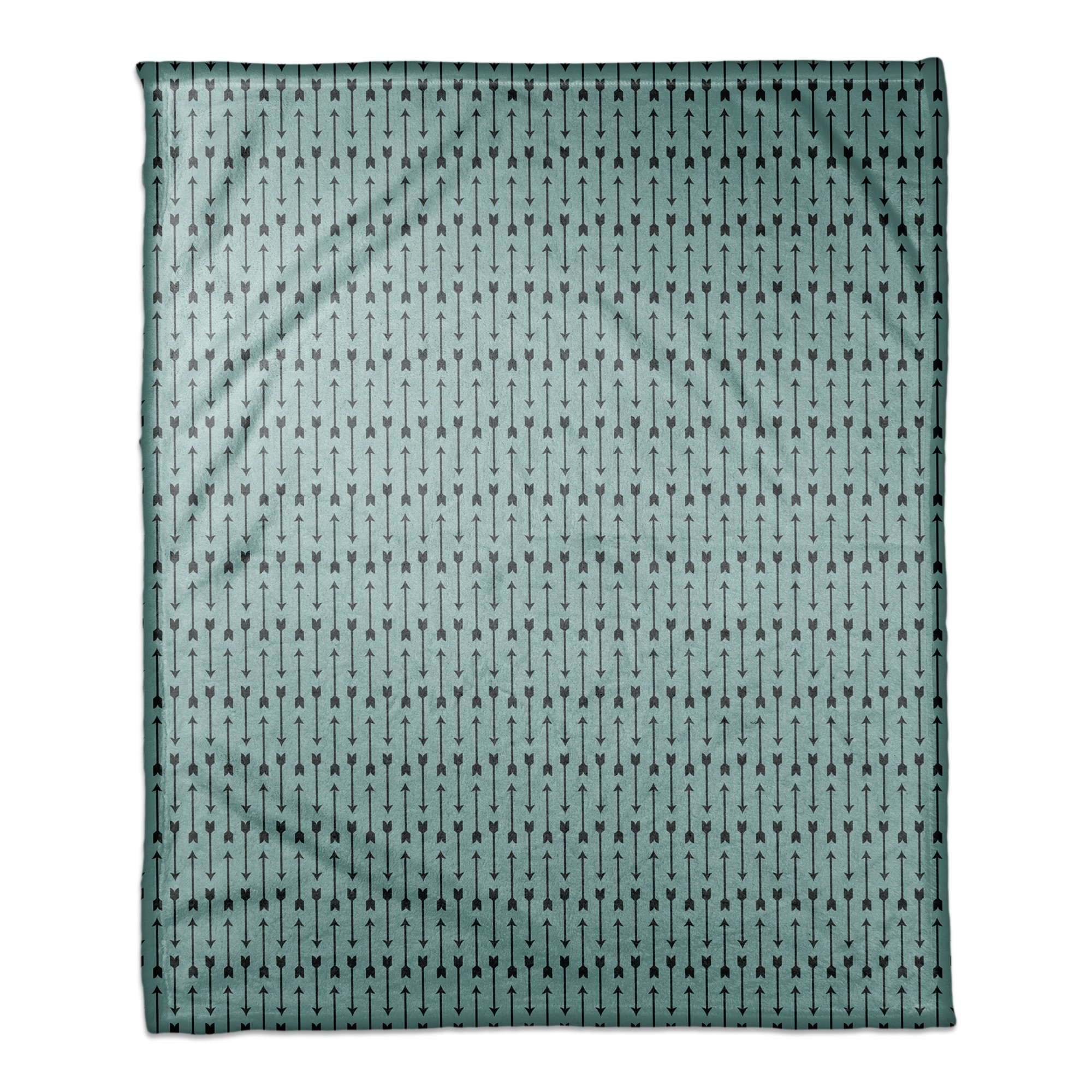 Blue Arrows Pattern 50x60 Coral Fleece Blanket