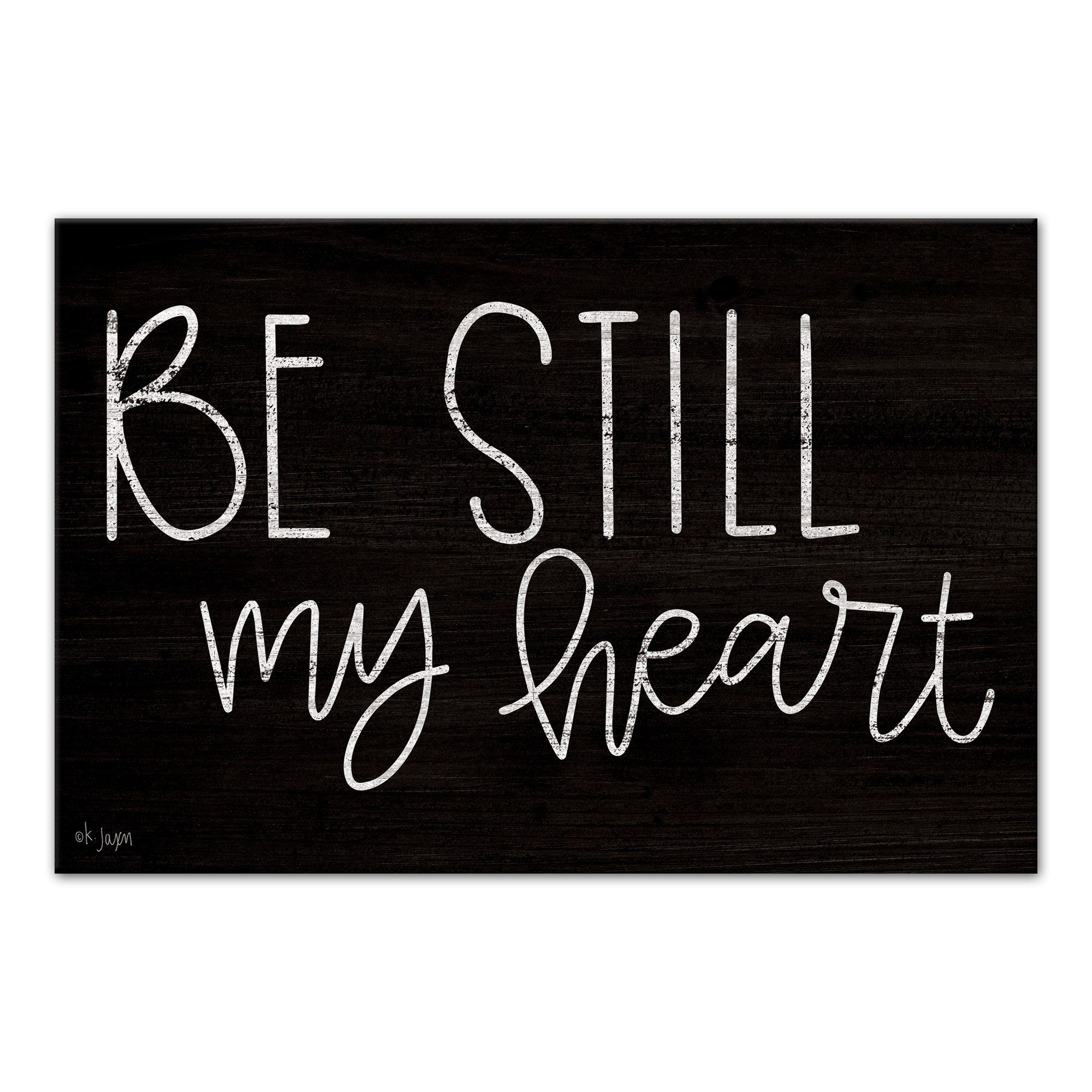 Be Still My Heart 12x18 Canvas Wall Art