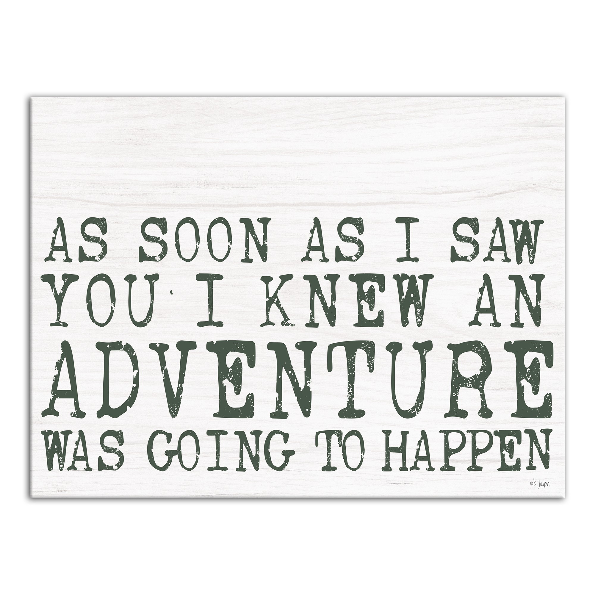 As Soon As I Saw You 12x16 Canvas Wall Art