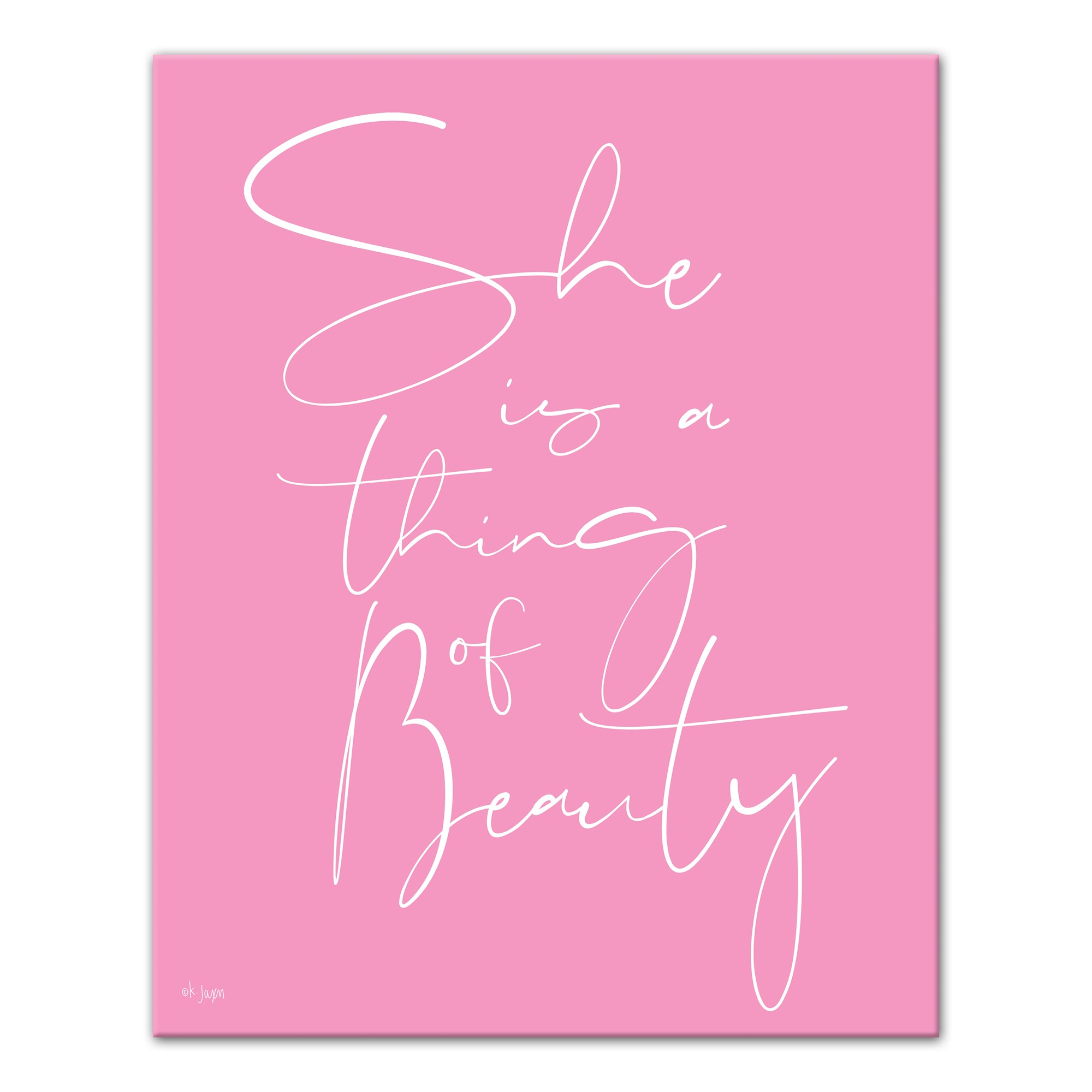 She Is A Thing of Beauty 16x20 Canvas Wall Art