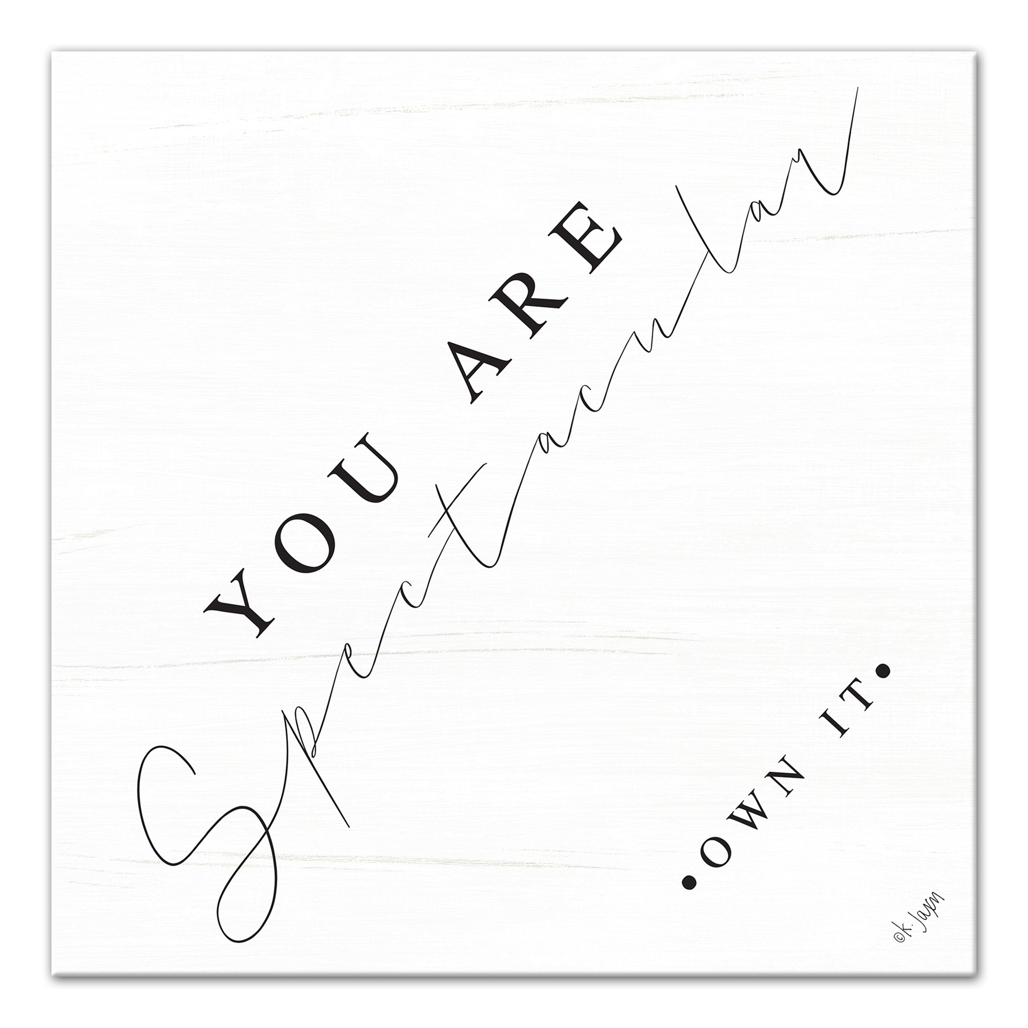 You Are Spectacular 12x12 Canvas Wall Art