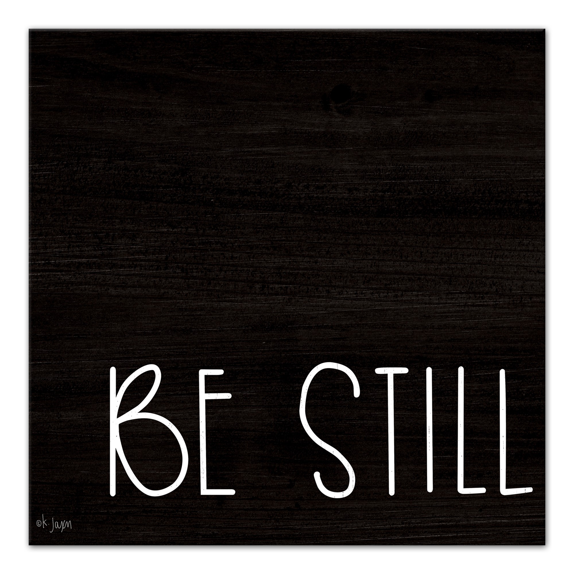 Be Still 12x12 Canvas Wall Art