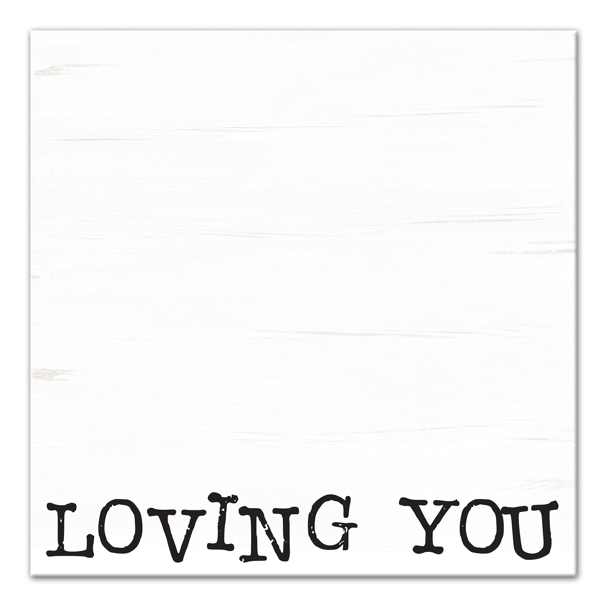 Loving You 12x12 Canvas Wall Art