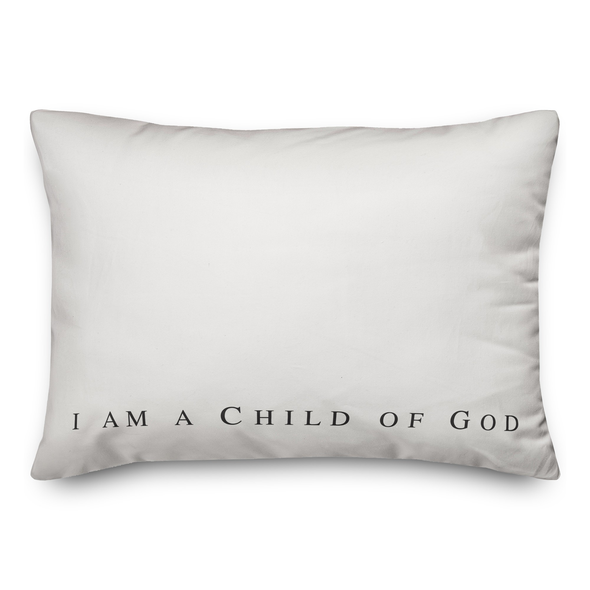 I Am A Child Of God 14x20 Spun Poly Pillow