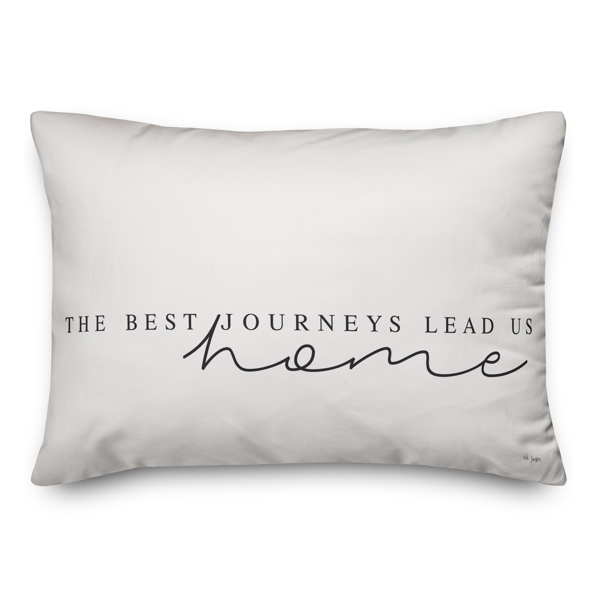 Best Journeys Lumbar 14x20 Spun Poly Pillow
