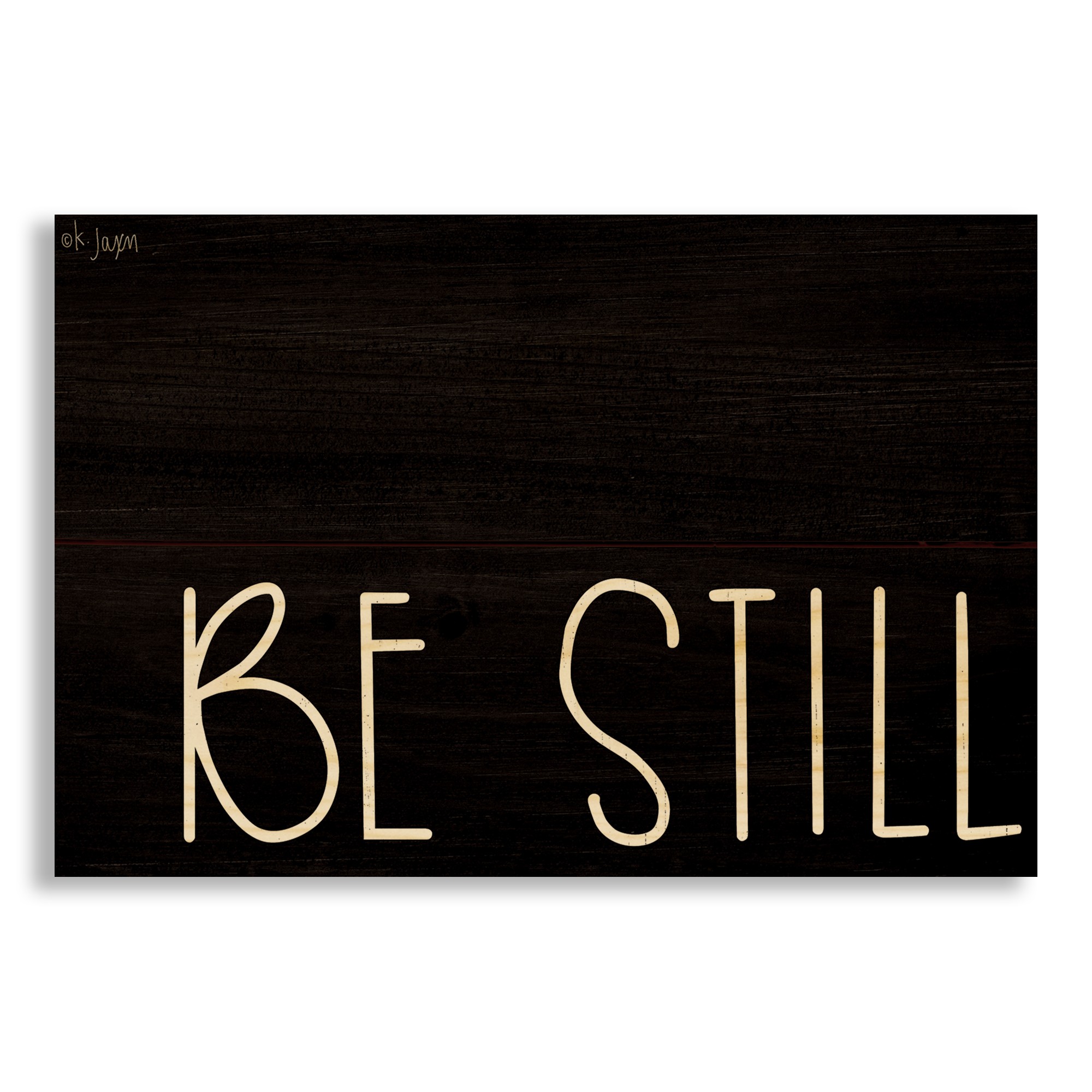 Be Still 10.5x7 Pallet Wood Art