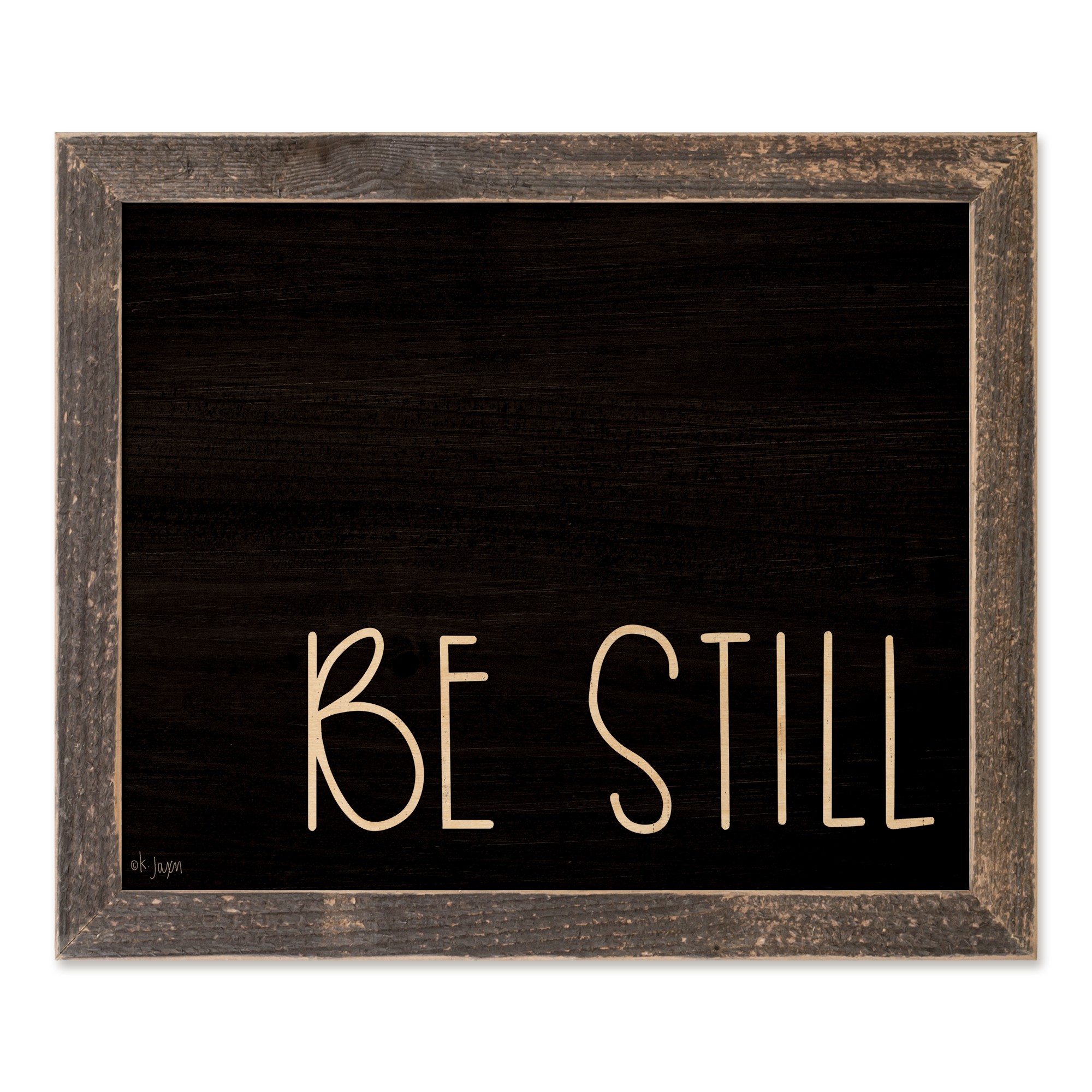 Be Still 14x11 Framed Pallet Wood Art