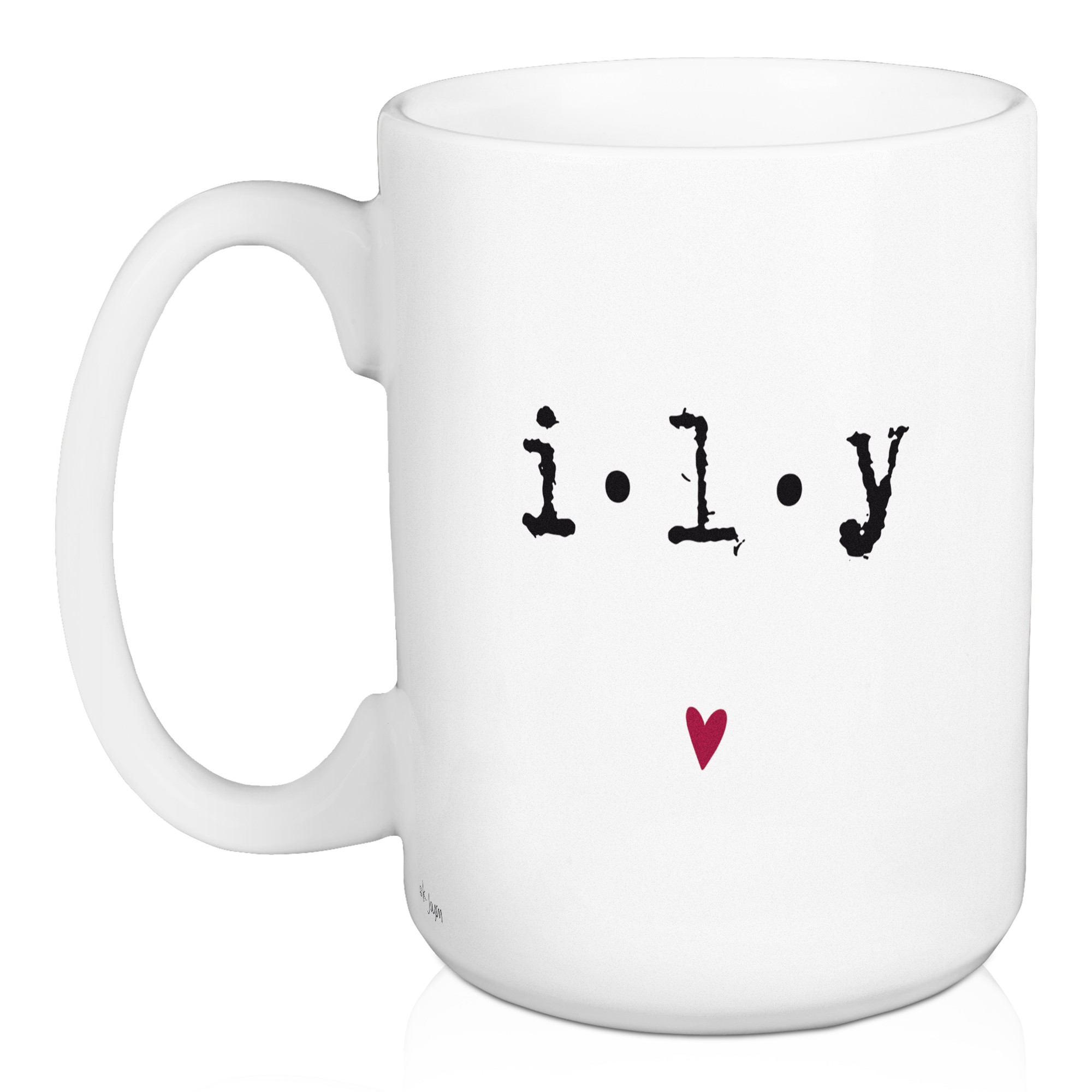 Jaxn Blvd ILY Red Heart 15 oz Mug