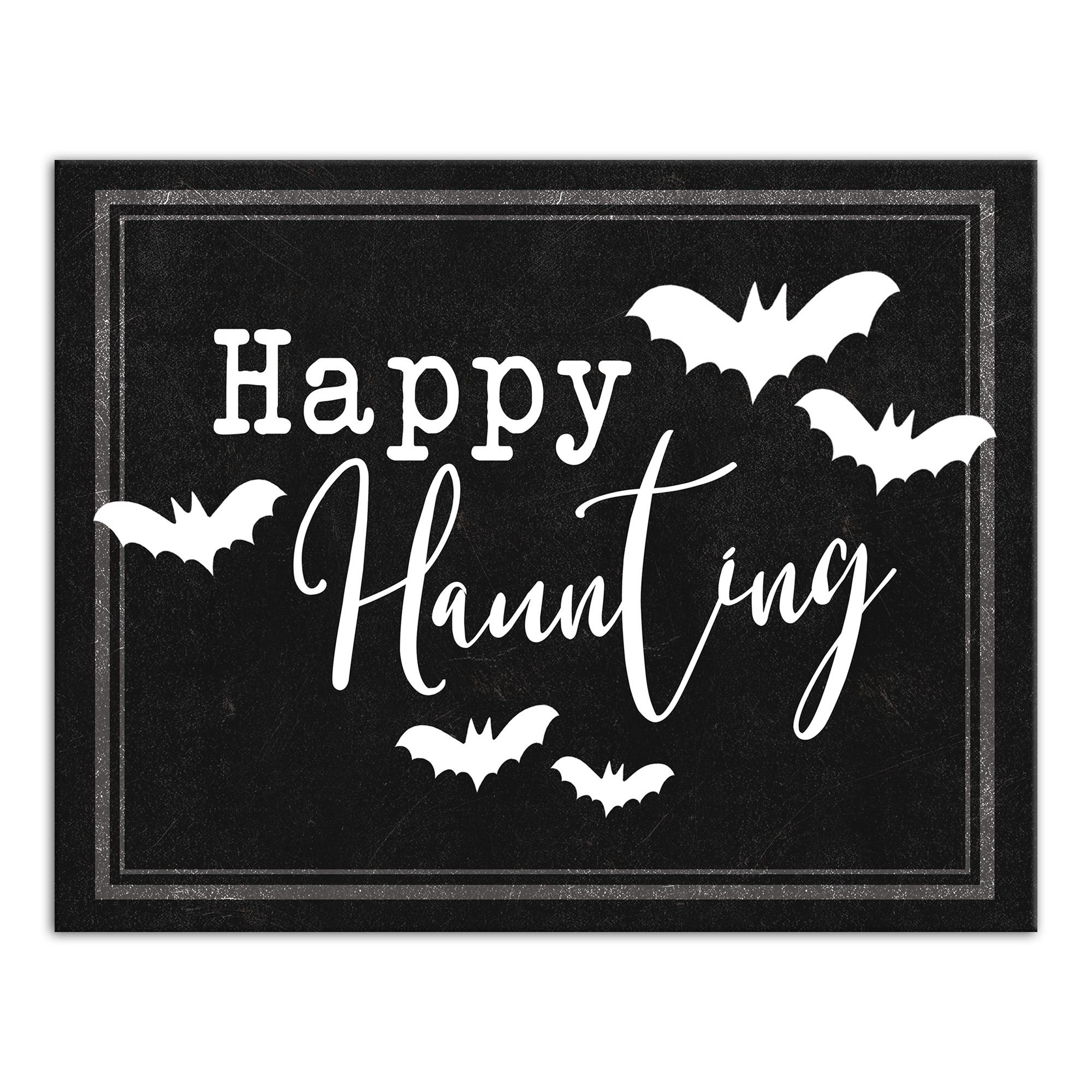 Happy Haunting 11x14 Canvas Wall Art