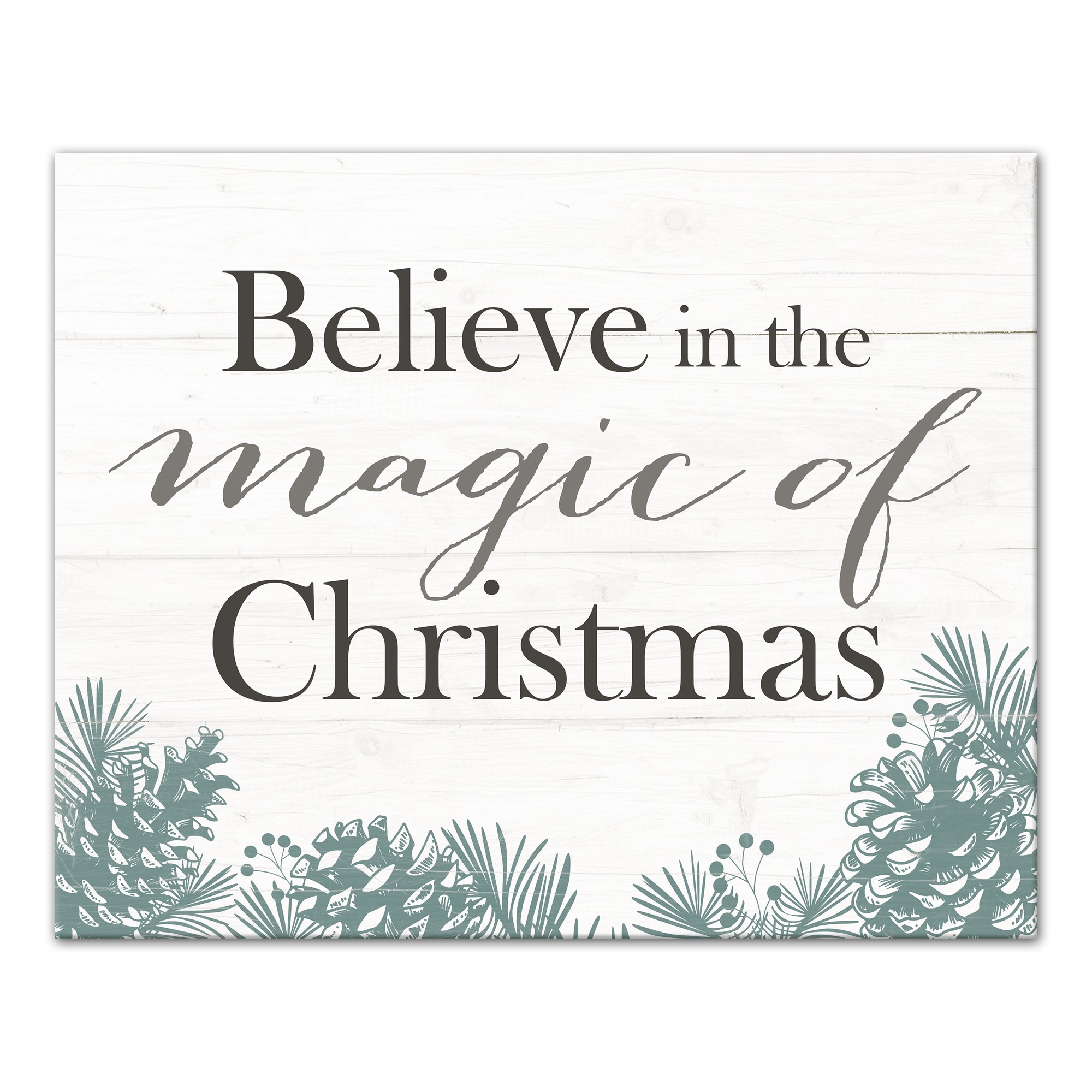 Believe in the Magic of Christmas 16x20 Canvas Wall Art