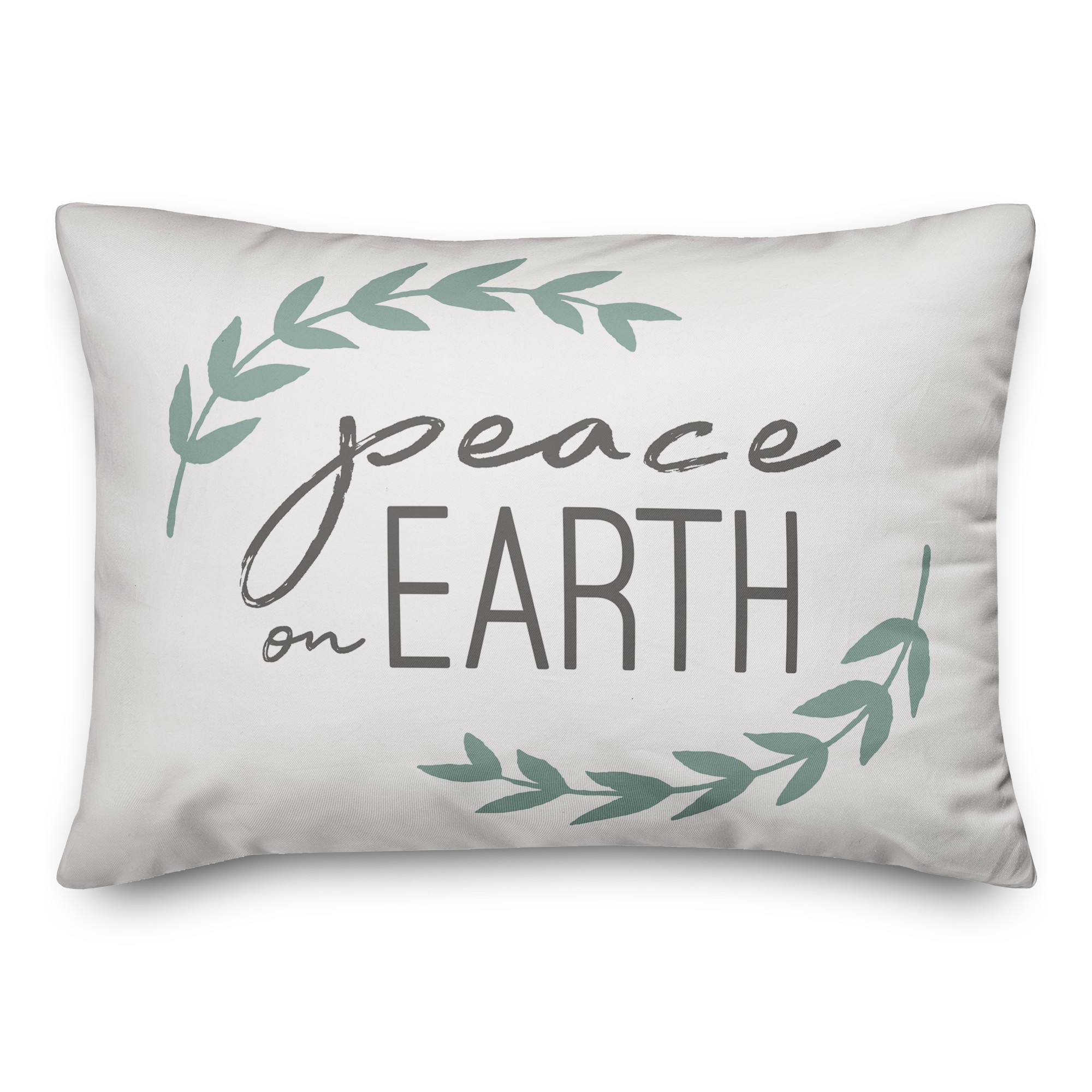 Peace on Earth 14x20 Spun Poly Pillow