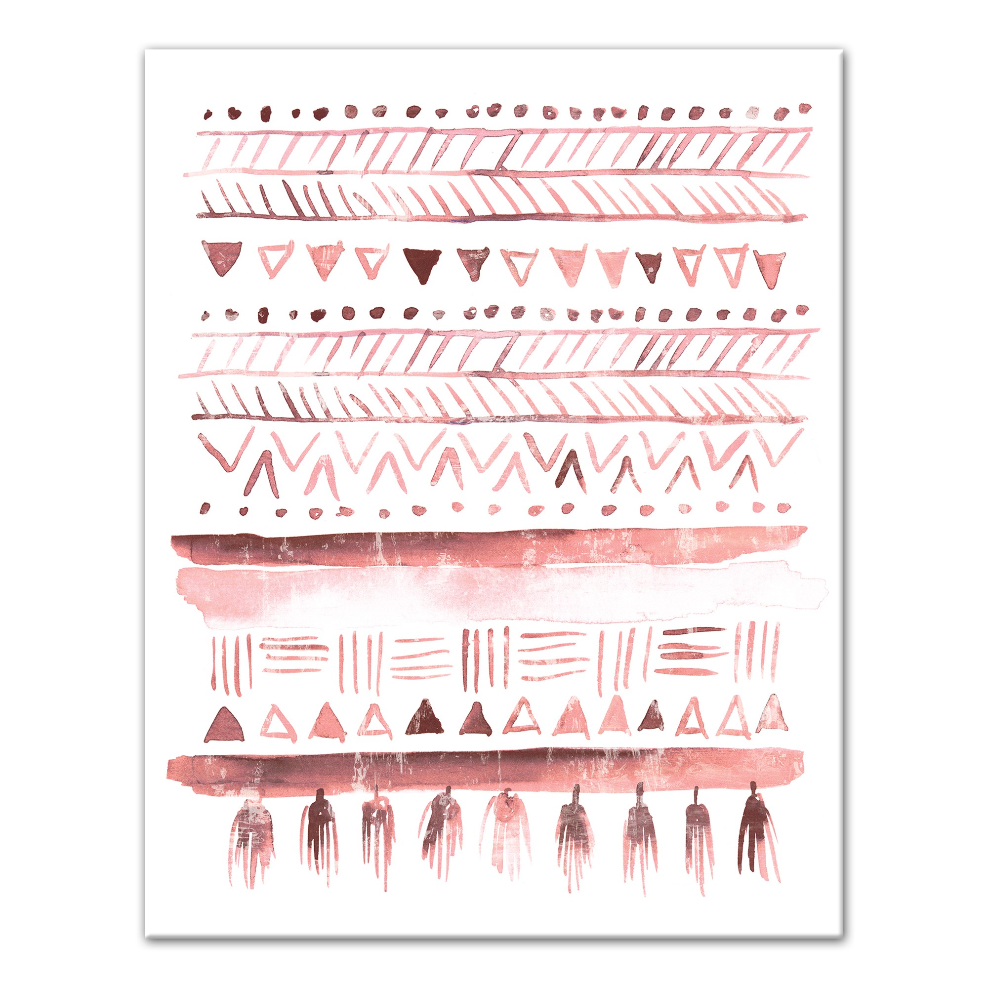 Blush Watercolor 11x14 Canvas Wall Art