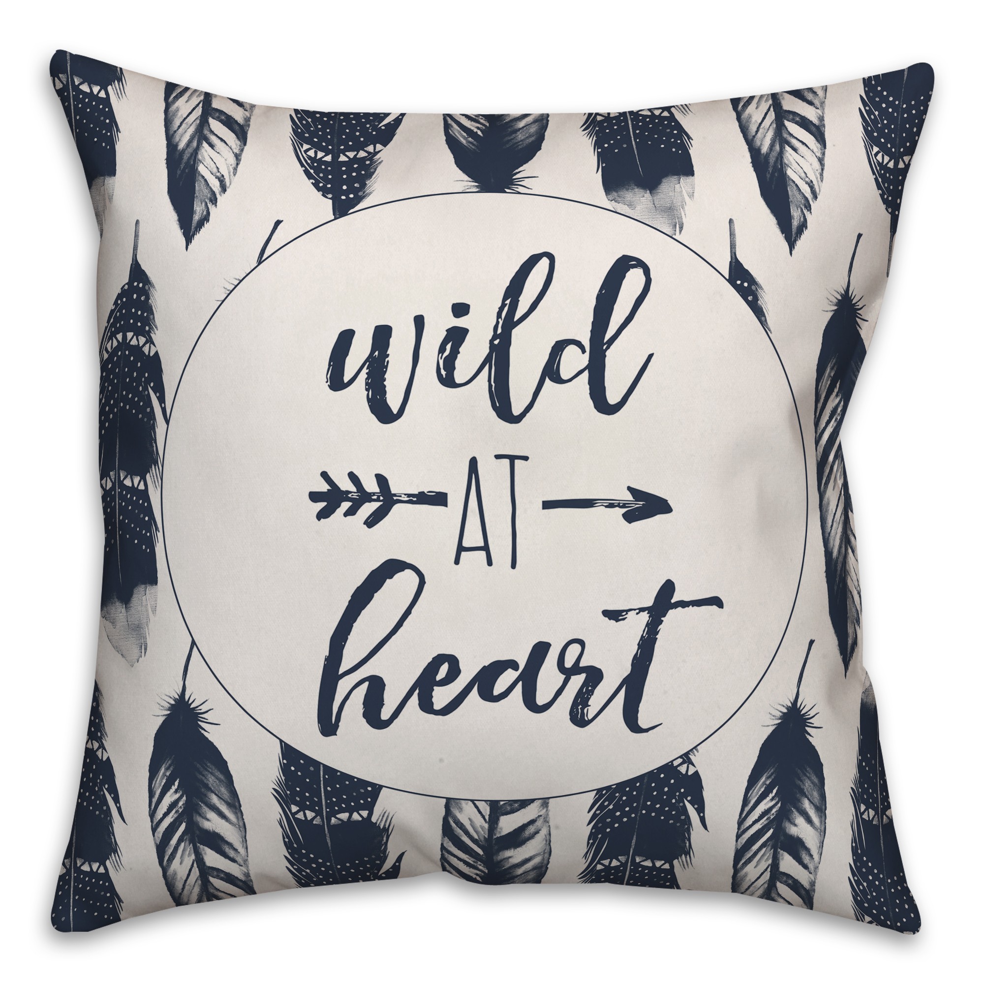 Wild At Heart 18x18 Spun Poly Pillow
