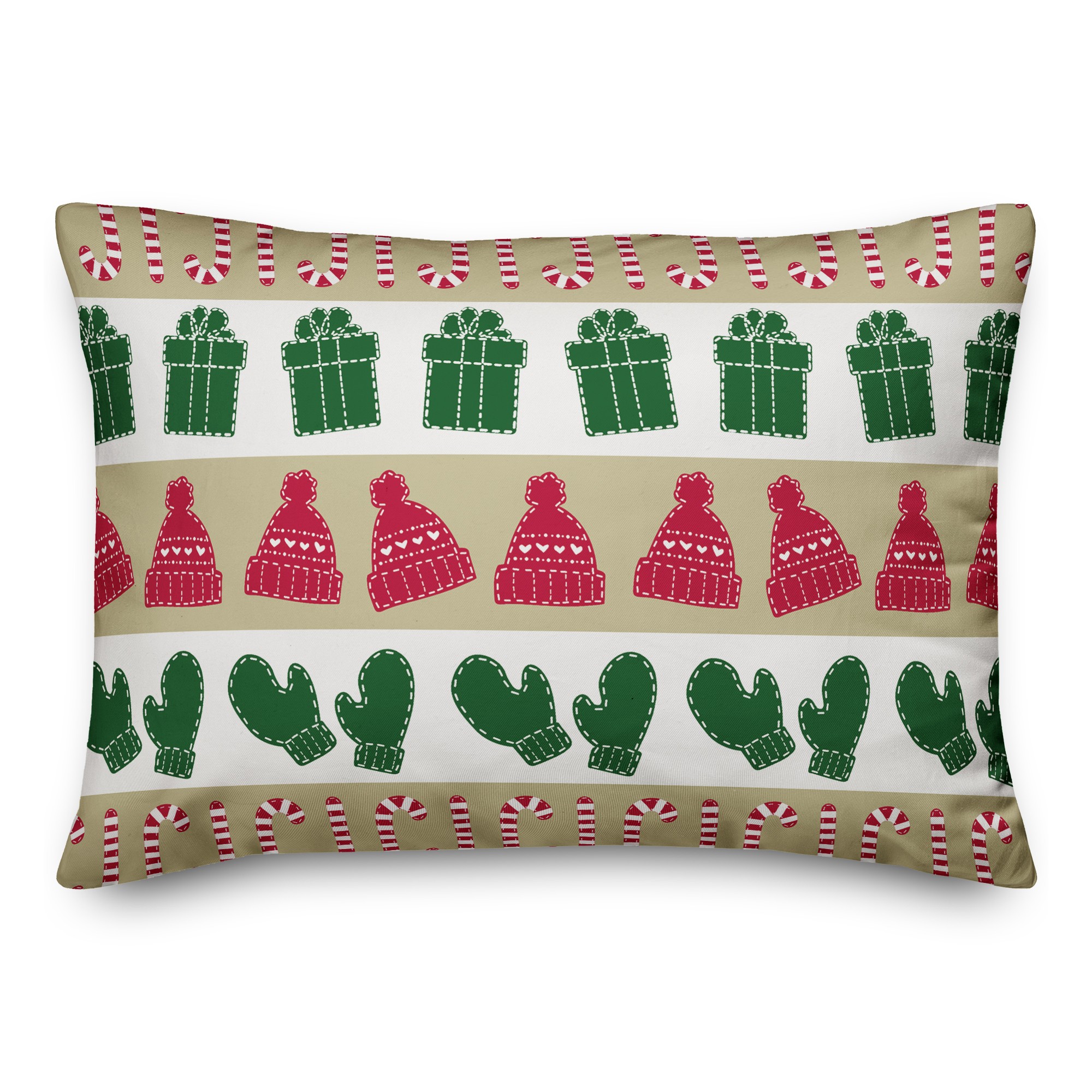 Wintertime Pattern 14x20 Spun Poly Pillow