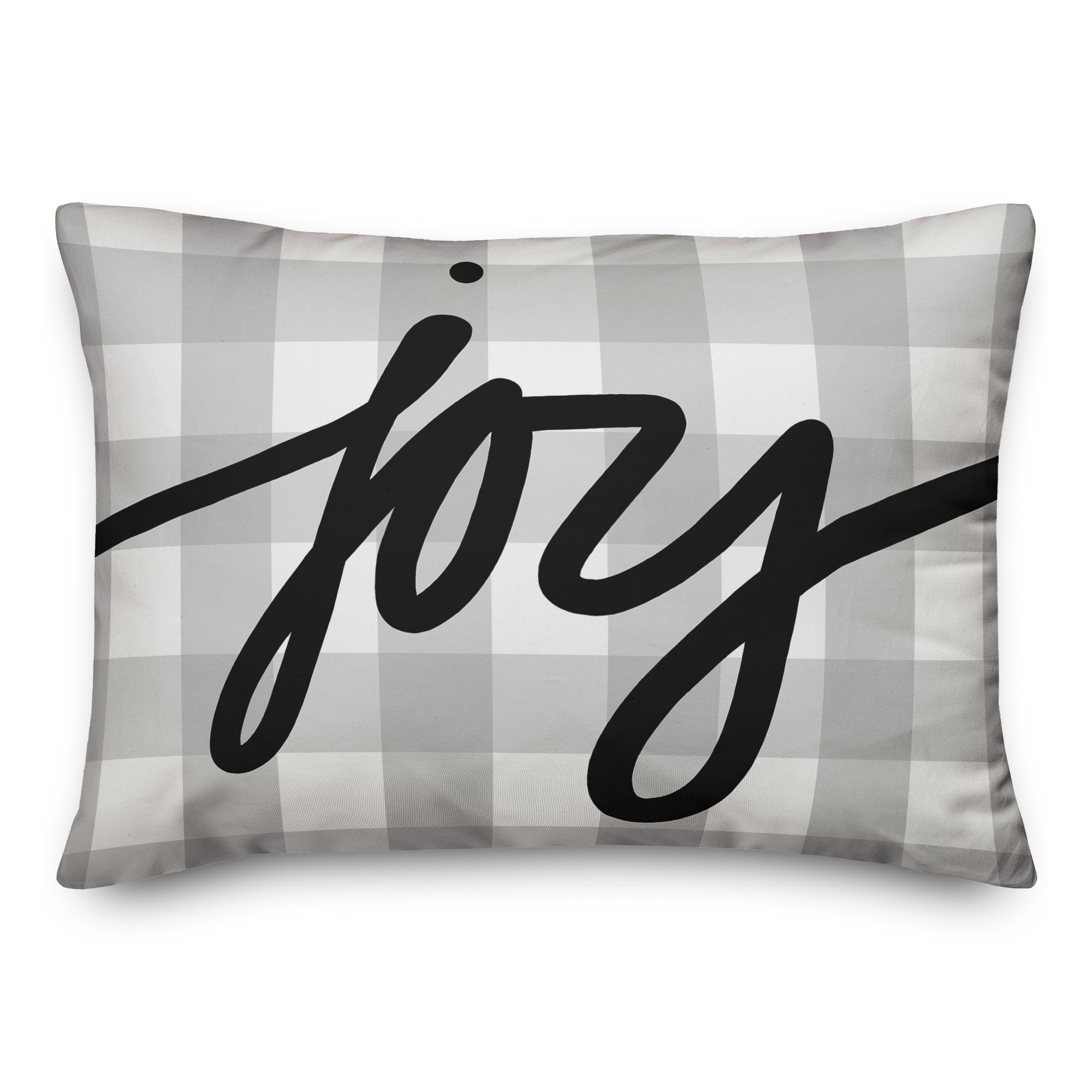 Joy Plaid 14x20 Spun Poly Pillow