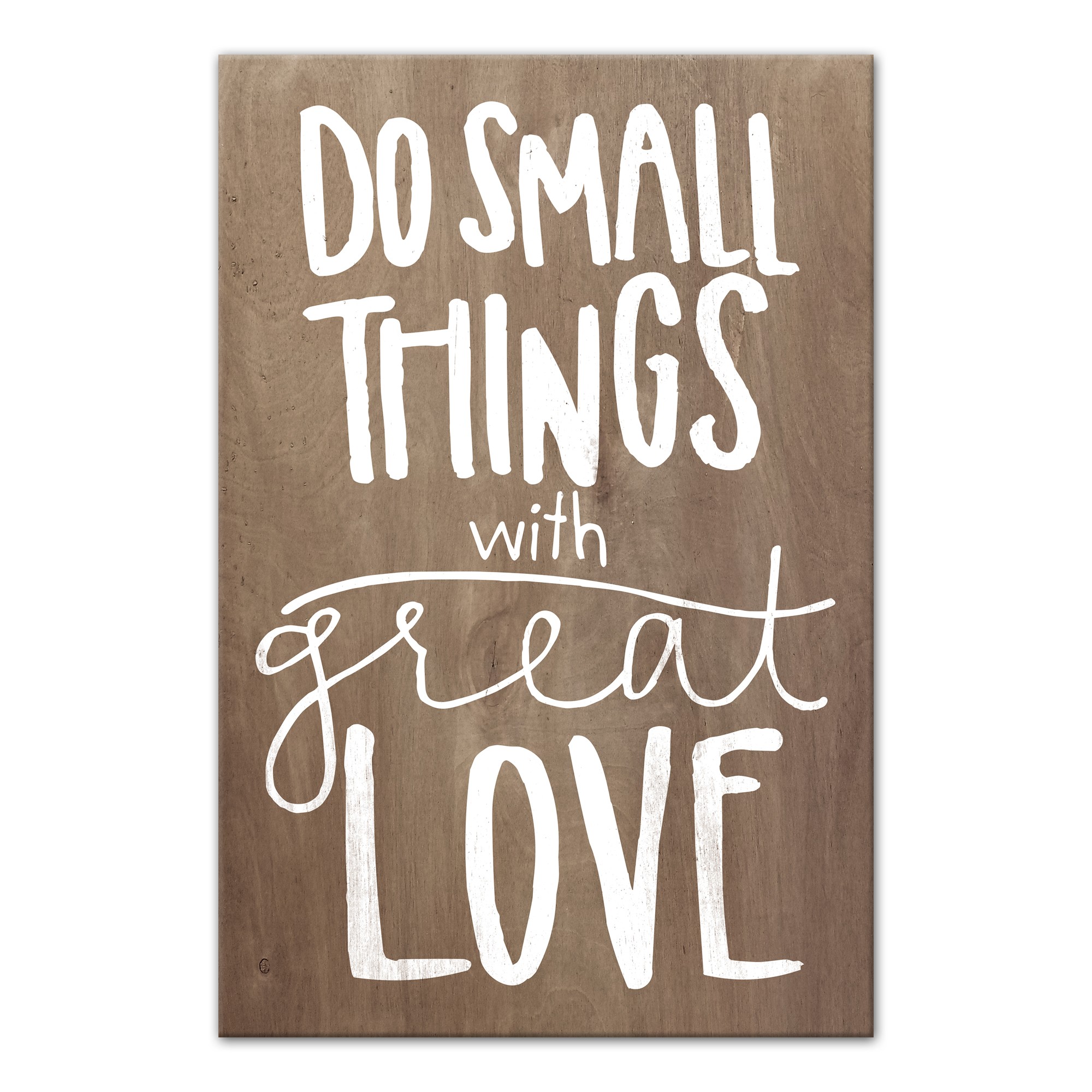 Do Small Things With Great Love 16x24 Canvas Wall Art
