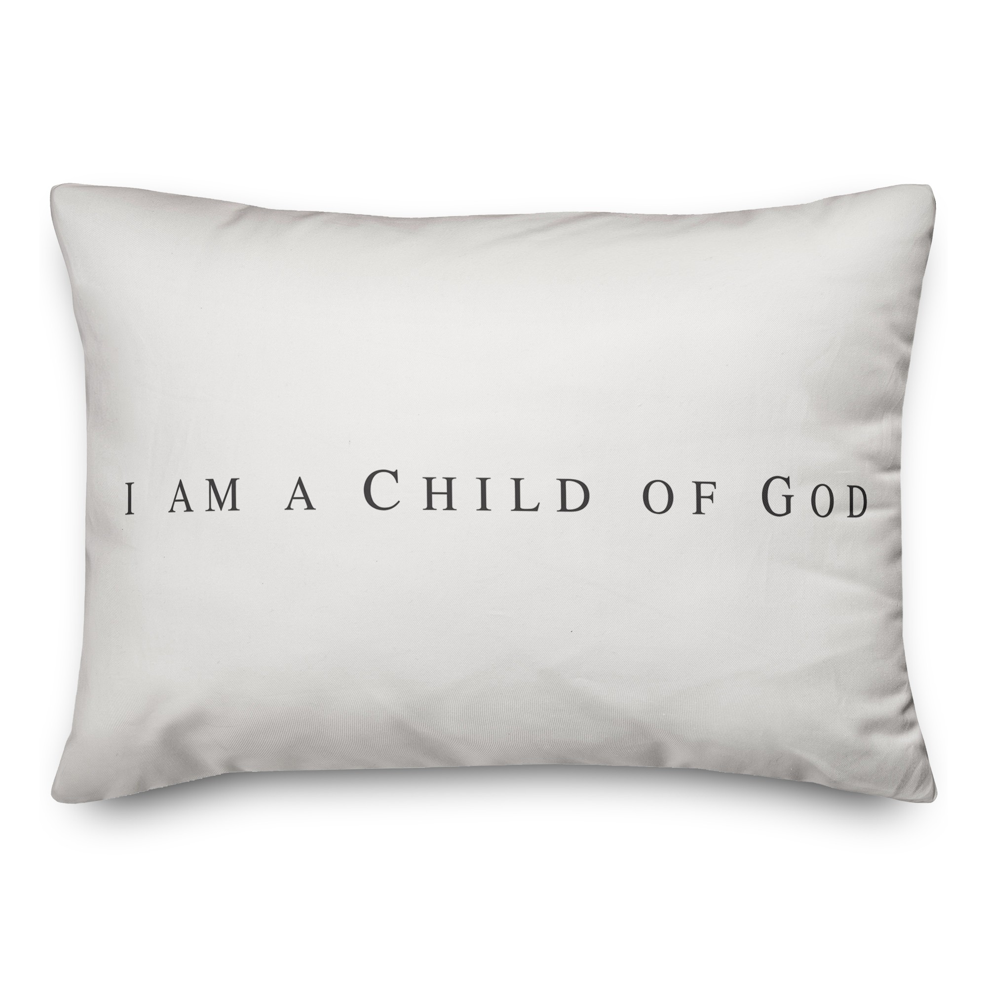 I Am A Child Of God 14x20 Spun Poly Pillow