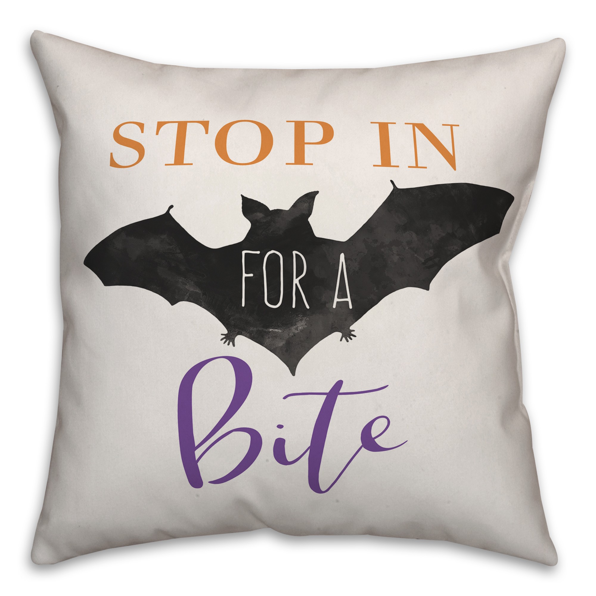 Stop In For A Bite 18x18 Spun Poly Pillow