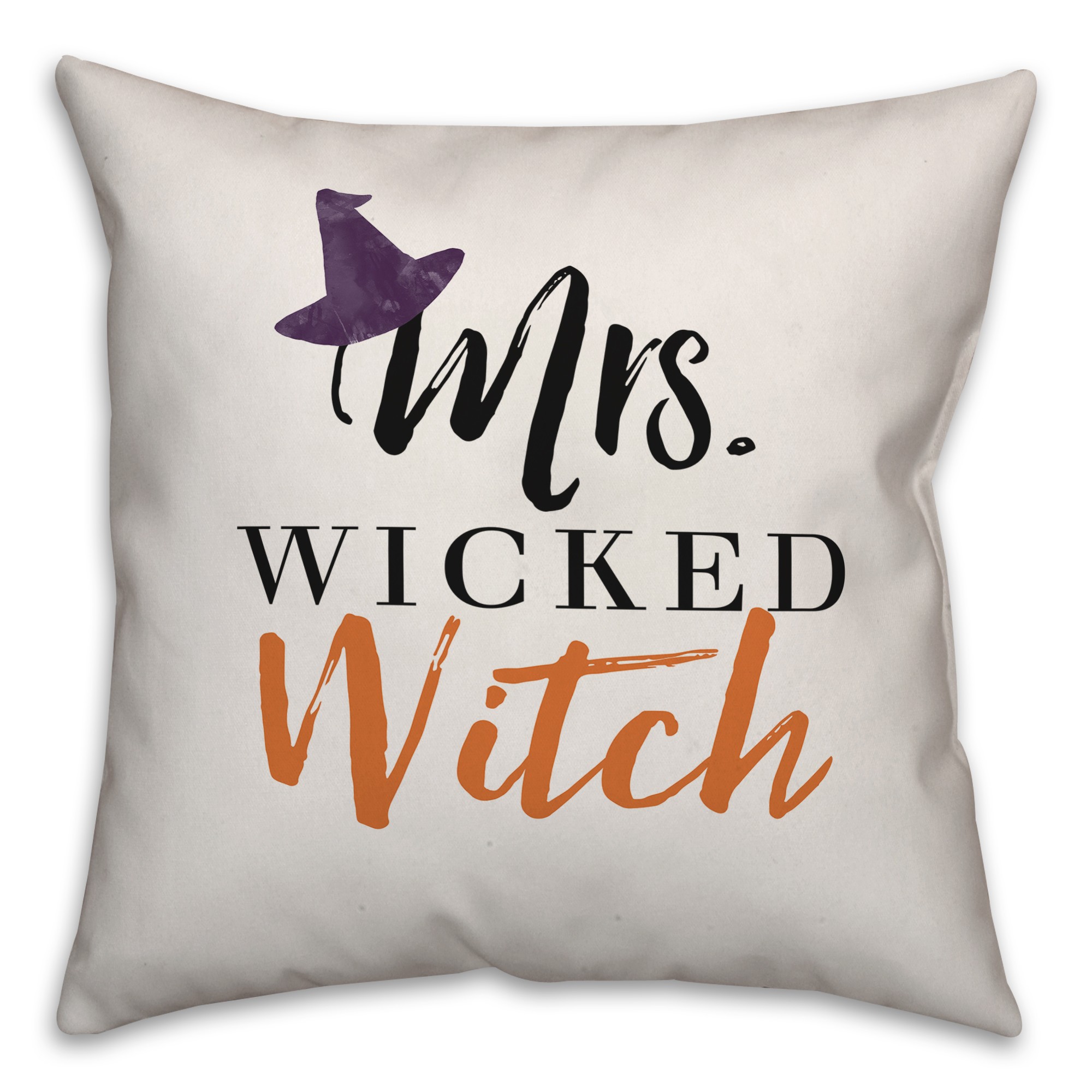Mrs. Wicked Witch 18x18 Spun Poly Pillow